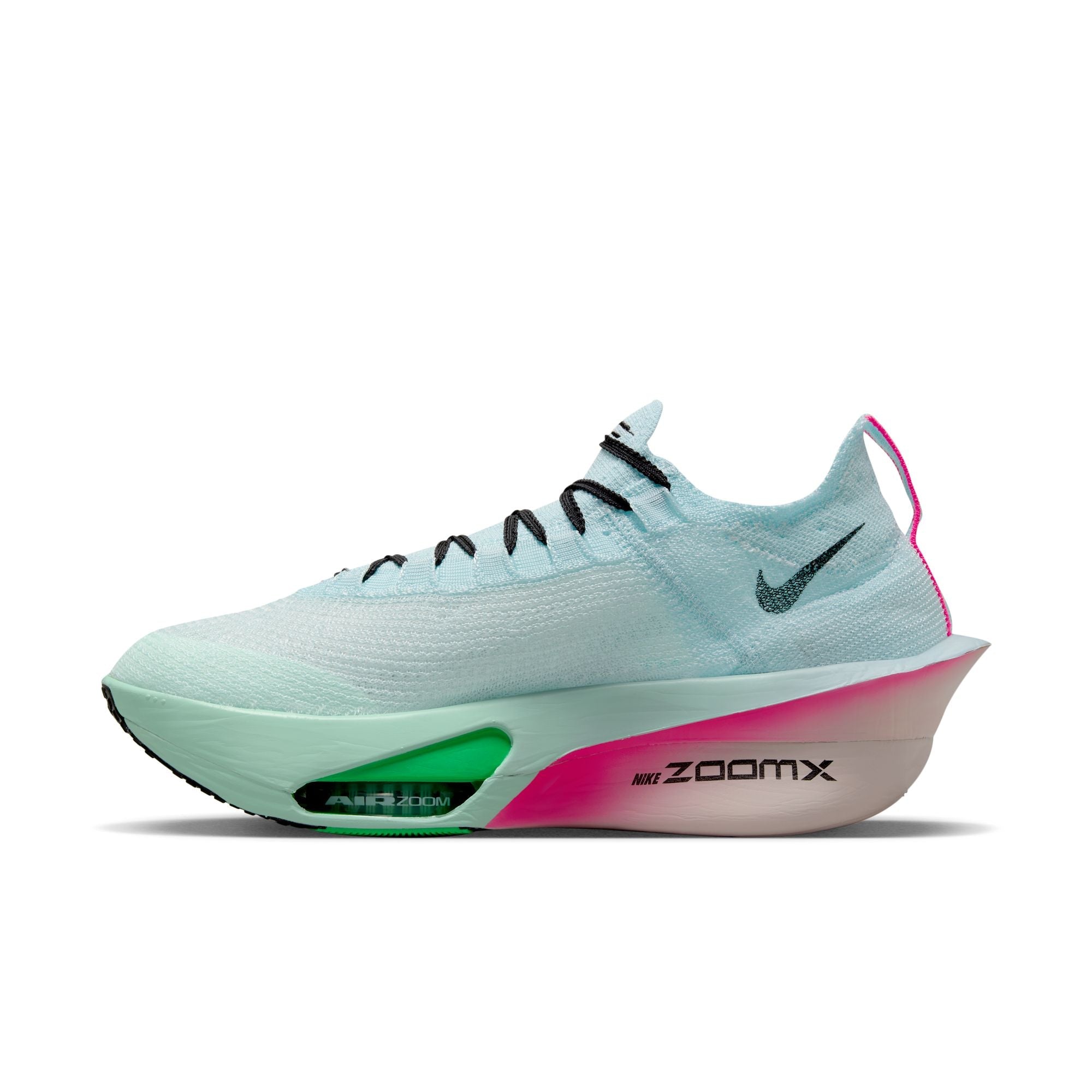 Nike Men's Alphafly 3 (400 - Glacier Blue/Black-Mint Foam-Green Shock)