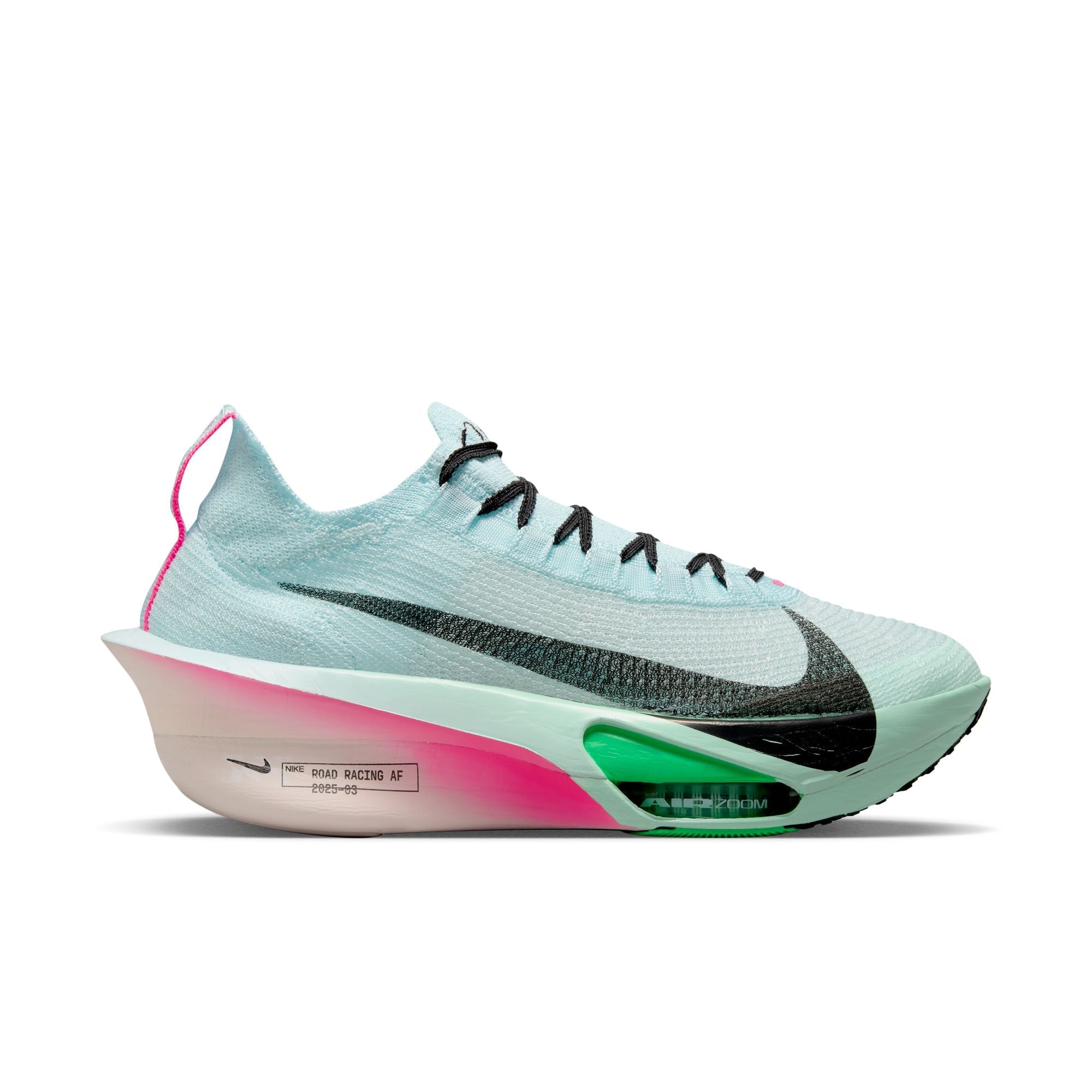 Nike Men's Alphafly 3 (400 - Glacier Blue/Black-Mint Foam-Green Shock)