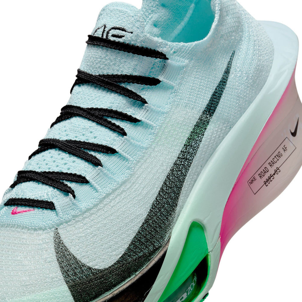 Nike Men's Alphafly 3 (400 - Glacier Blue/Black-Mint Foam-Green Shock)