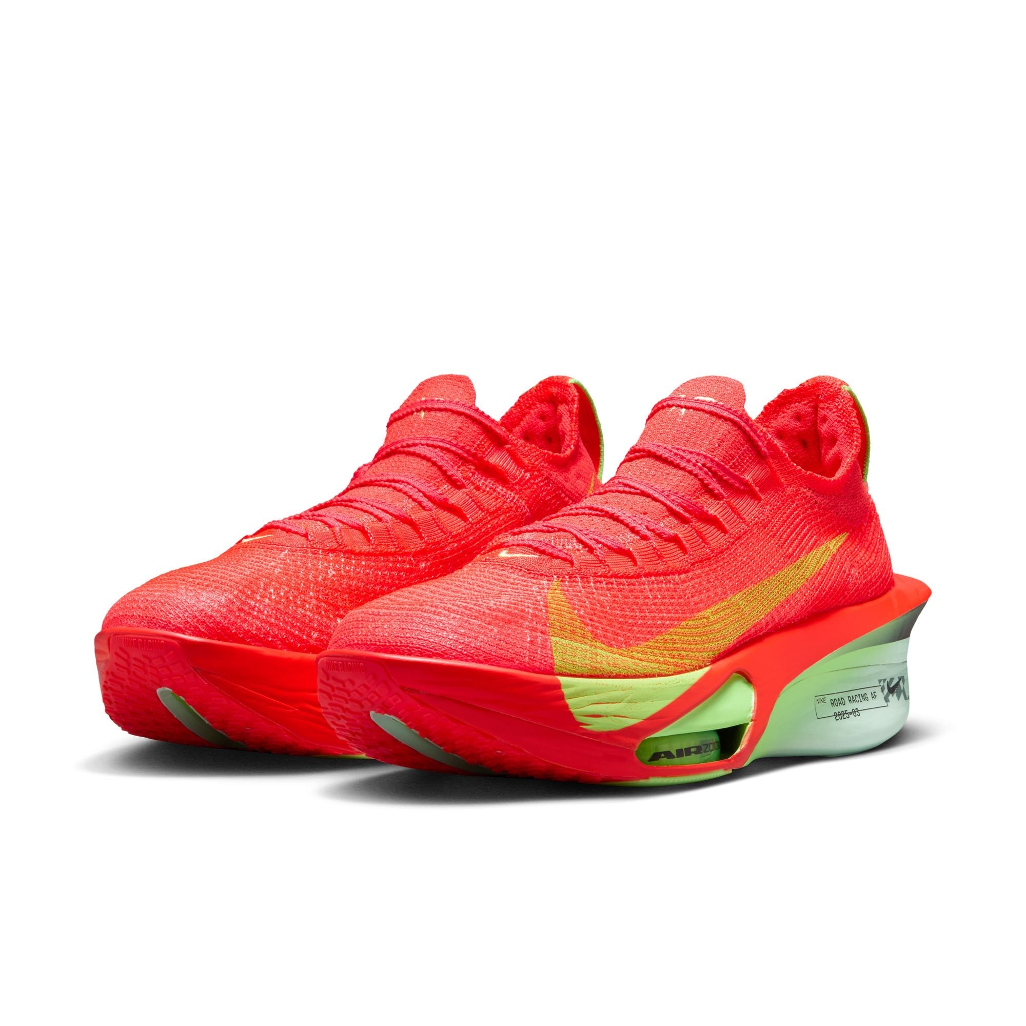 Nike Men's Alphafly 3 (600 - Bright Crimson/Cave Purple-Lime Blast