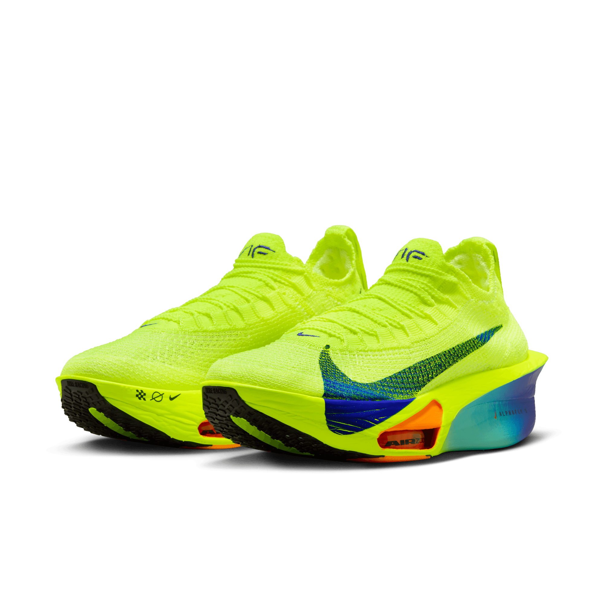 Nike Women's Alphafly 3 "Fast Pack" (700 - Volt/Concord/DustyCactus/Total Orange)