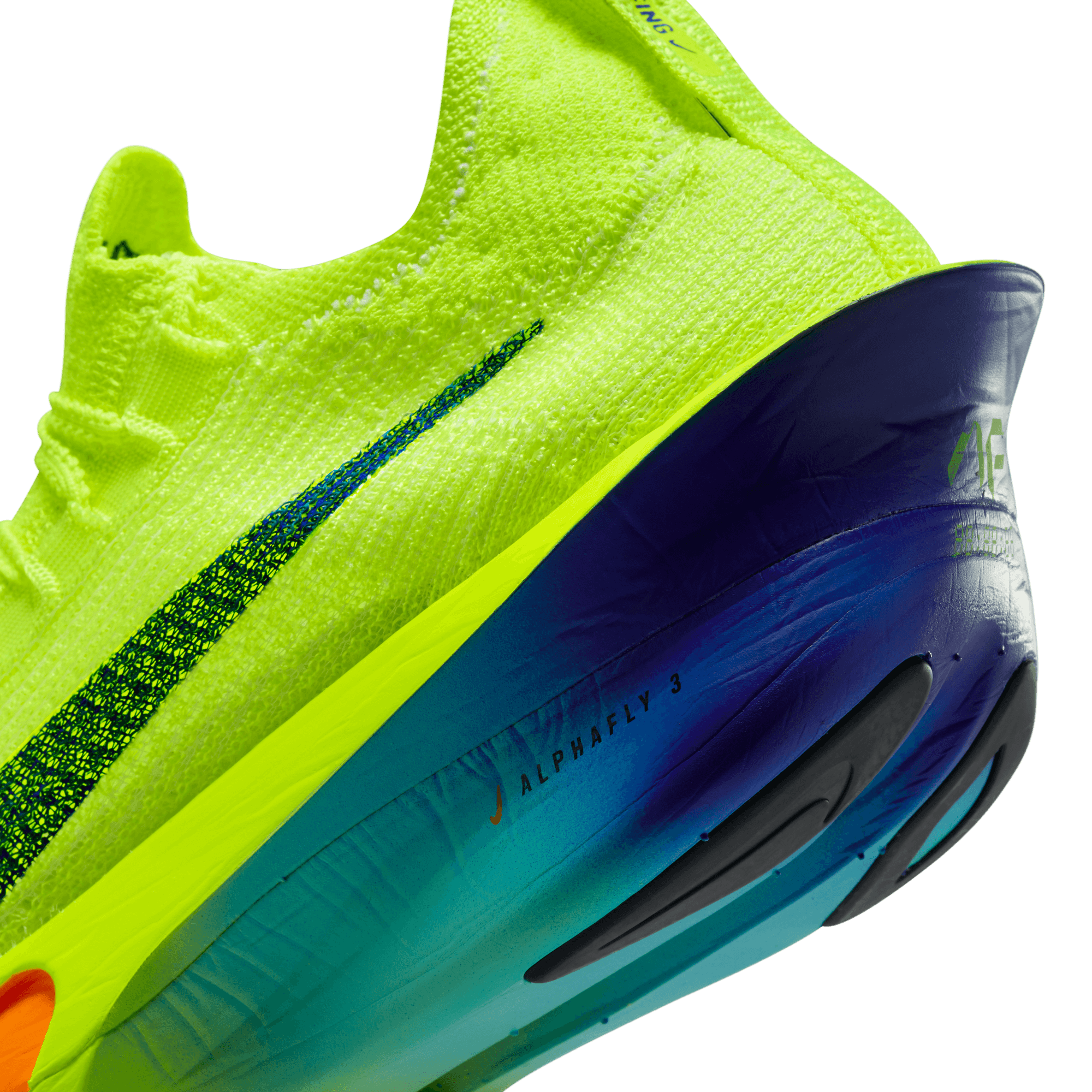 Nike Women's Alphafly 3 "Fast Pack" (700 - Volt/Concord/DustyCactus/Total Orange)