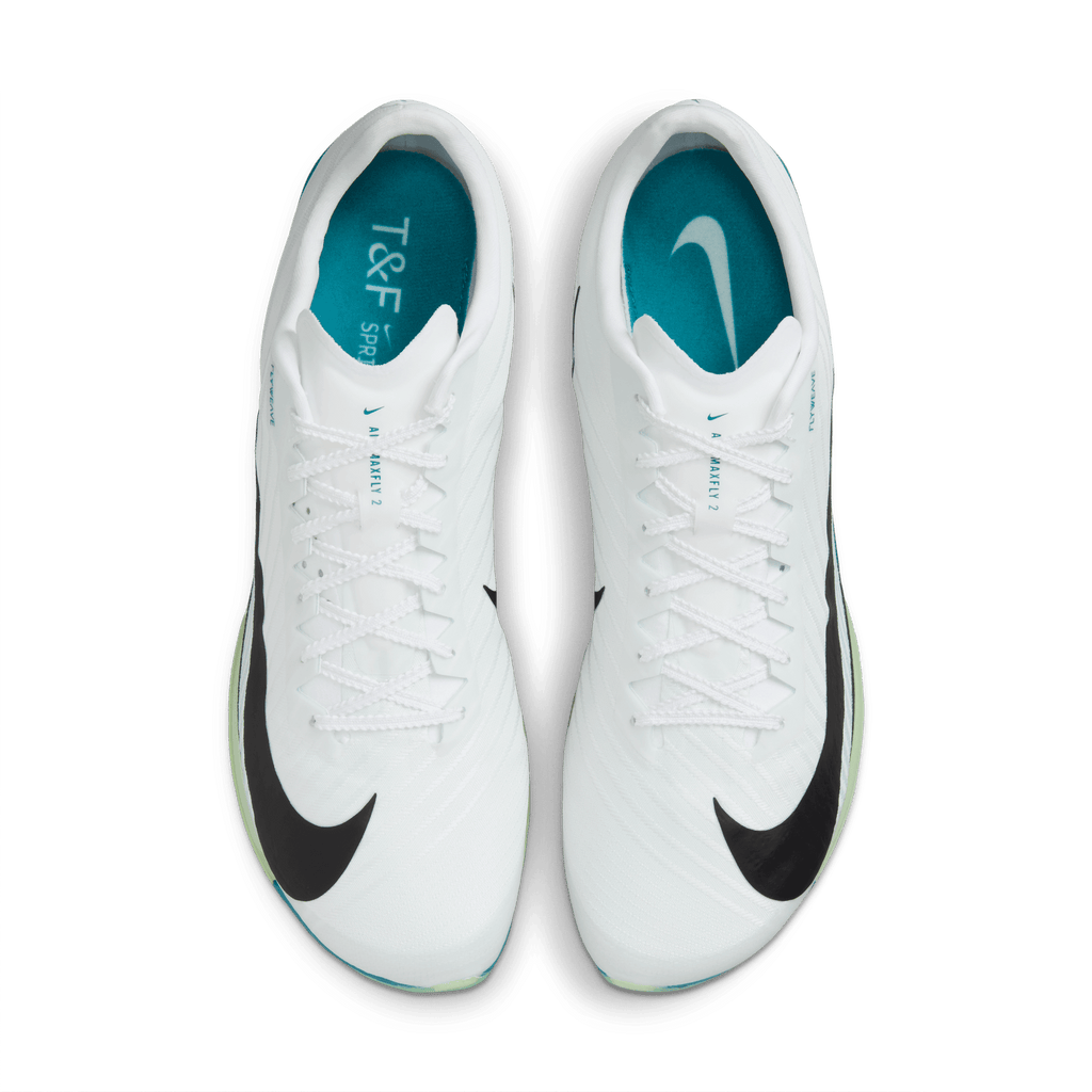Nike Unisex Maxfly 2 (102 - White/Black-Bright Spruce-Barely Green)
