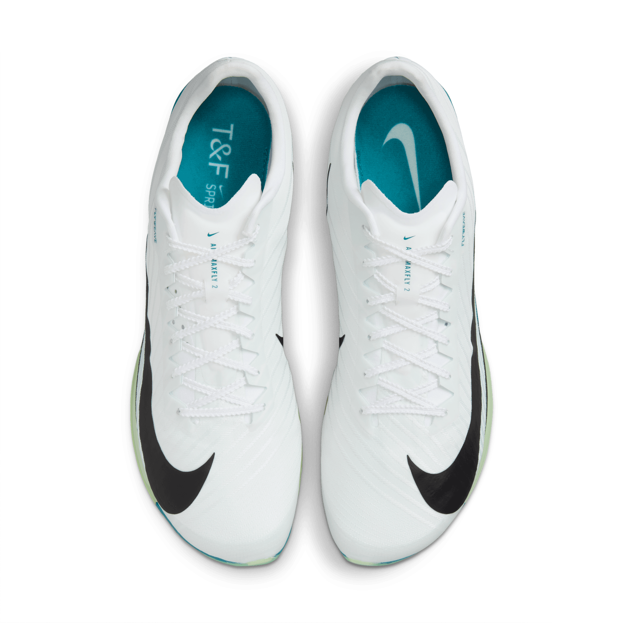 Nike Unisex Maxfly 2 (102 - White/Black-Bright Spruce-Barely Green)