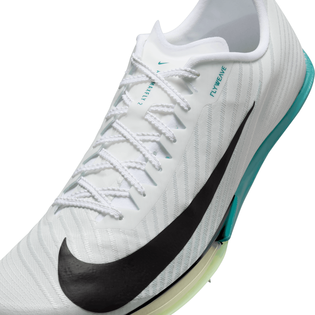 Nike Unisex Maxfly 2 (102 - White/Black-Bright Spruce-Barely Green)