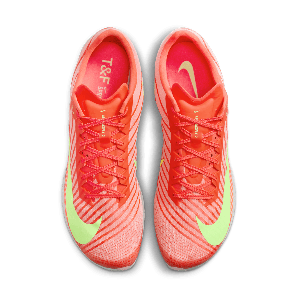 Nike Unisex Maxfly 2 (600 - Bright Crimson/Washed Coral-Lime Blast)