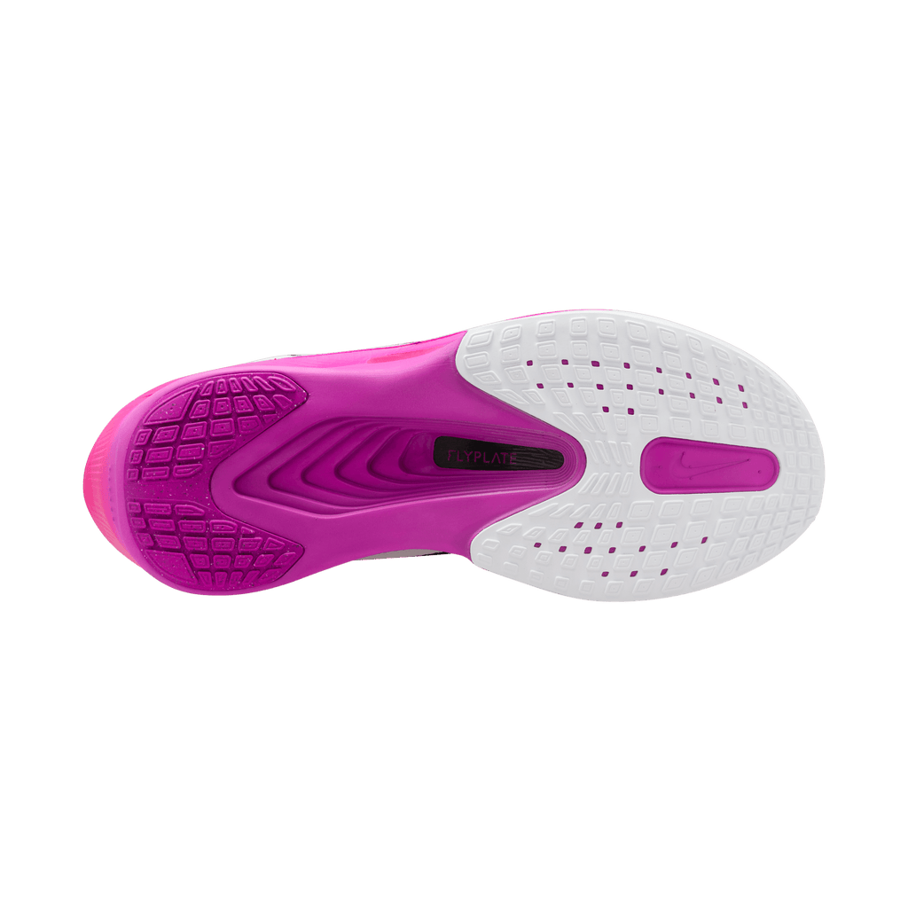 Nike Men’s Zoom Fly 6 (101 - White/Black-Vivid Grape/Hyper Pink)