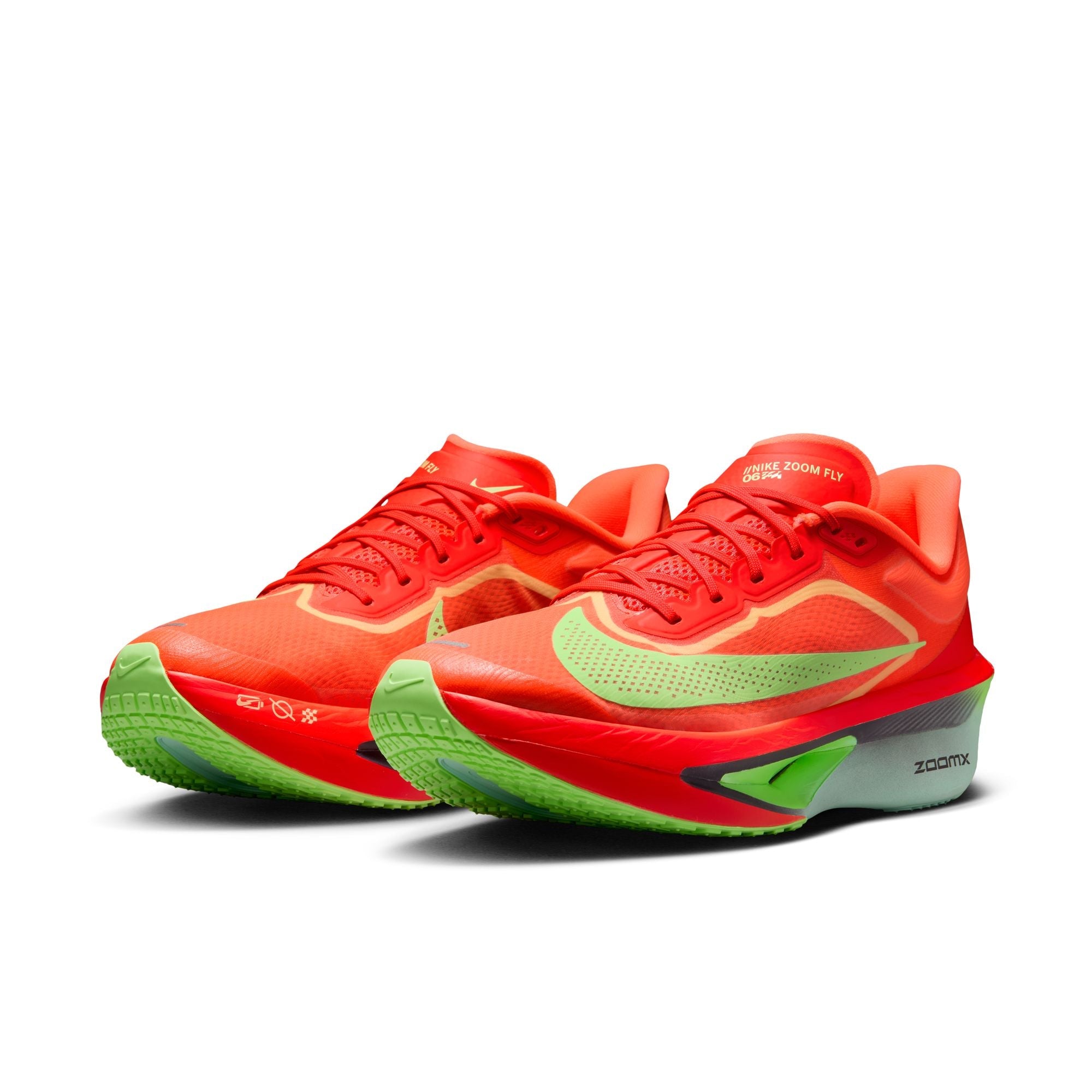 Nike Men’s Zoom Fly 6 (601 - Bright Crimson/Cave Purple-Lime Blast)
