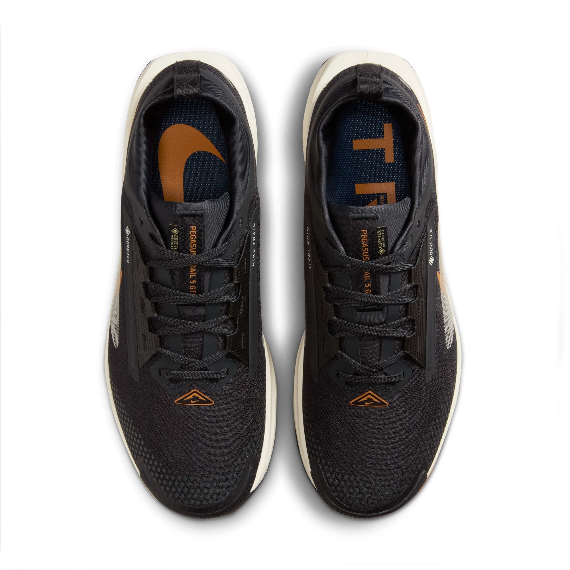 Nike Men’s React Pegasus Trail 5 GORE-TEX (007 - Off Noir/Pale Ivory-Black-Monarch)