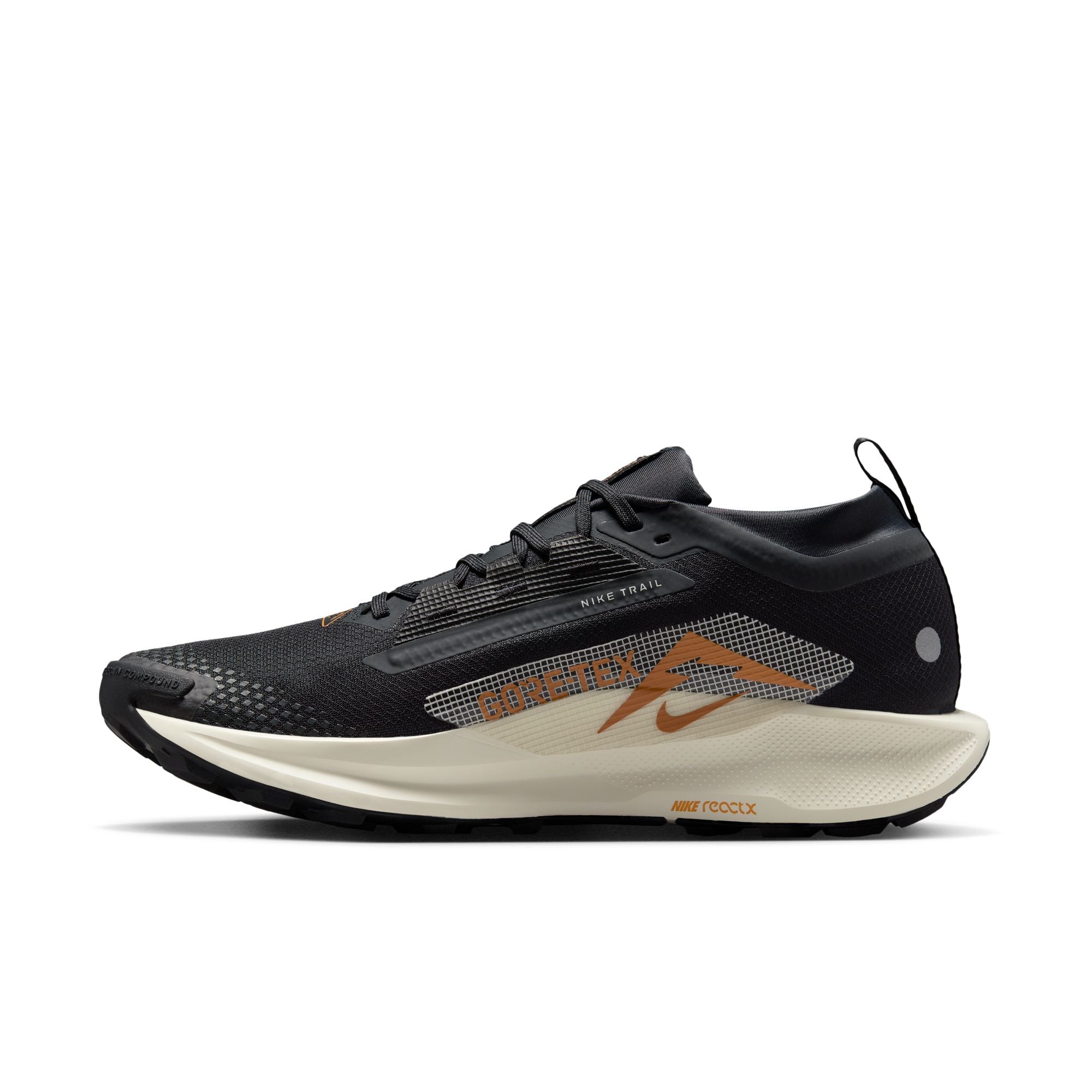 Nike Men’s React Pegasus Trail 5 GORE-TEX (007 - Off Noir/Pale Ivory-Black-Monarch)