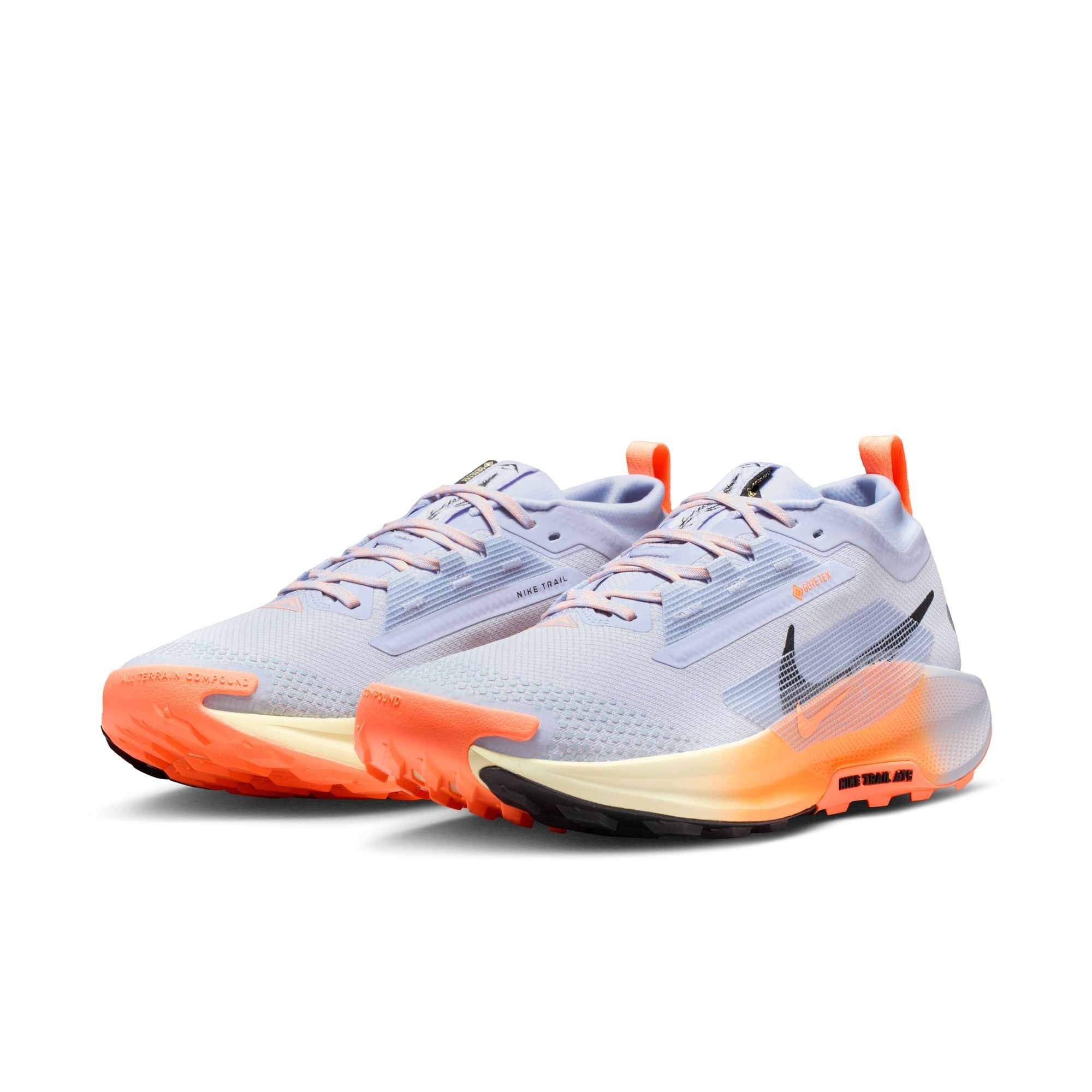 Nike Men’s React Pegasus Trail 5 GORE-TEX (011 - Ghost/Black-Malt-Orange Pulse)
