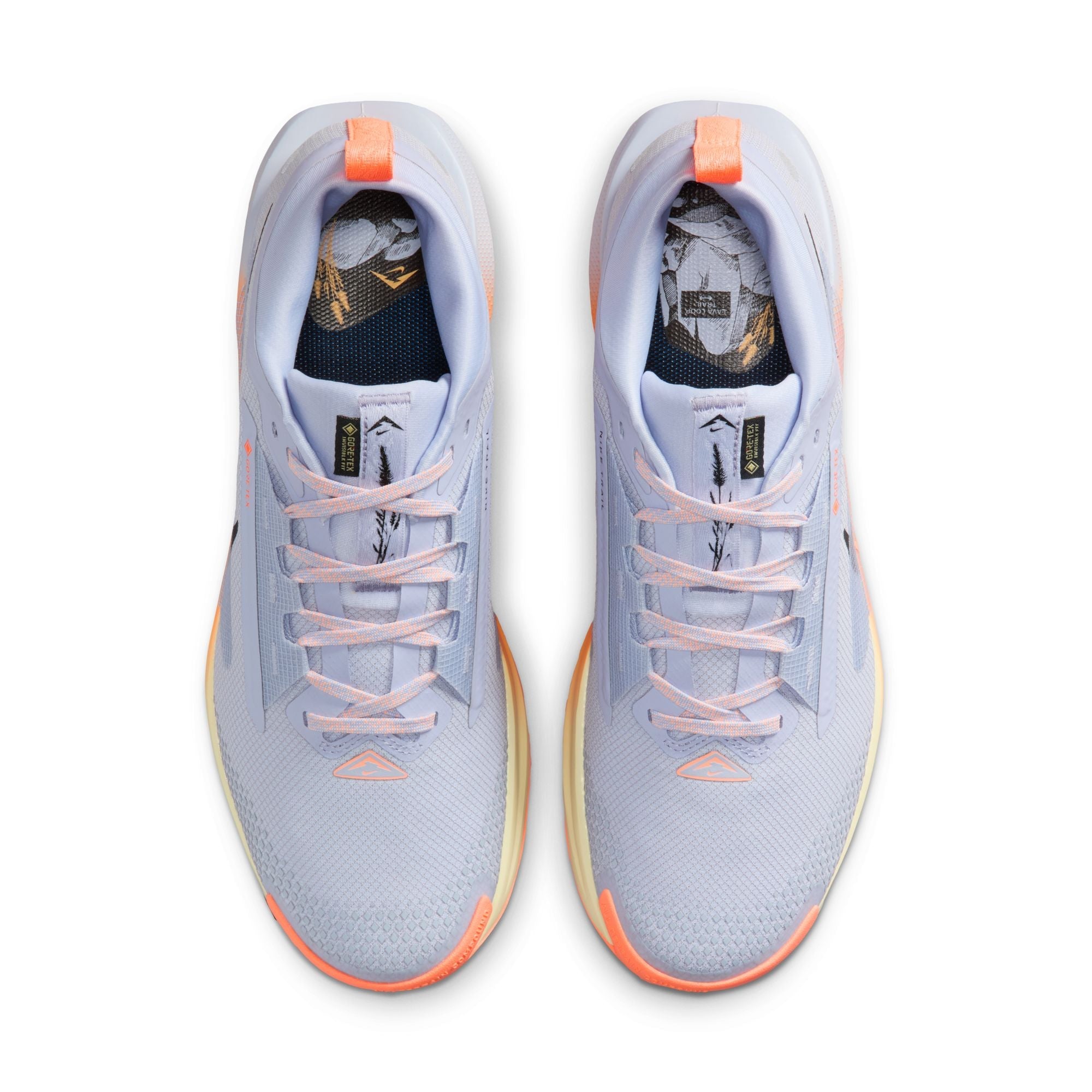 Nike Men’s React Pegasus Trail 5 GORE-TEX (011 - Ghost/Black-Malt-Orange Pulse)