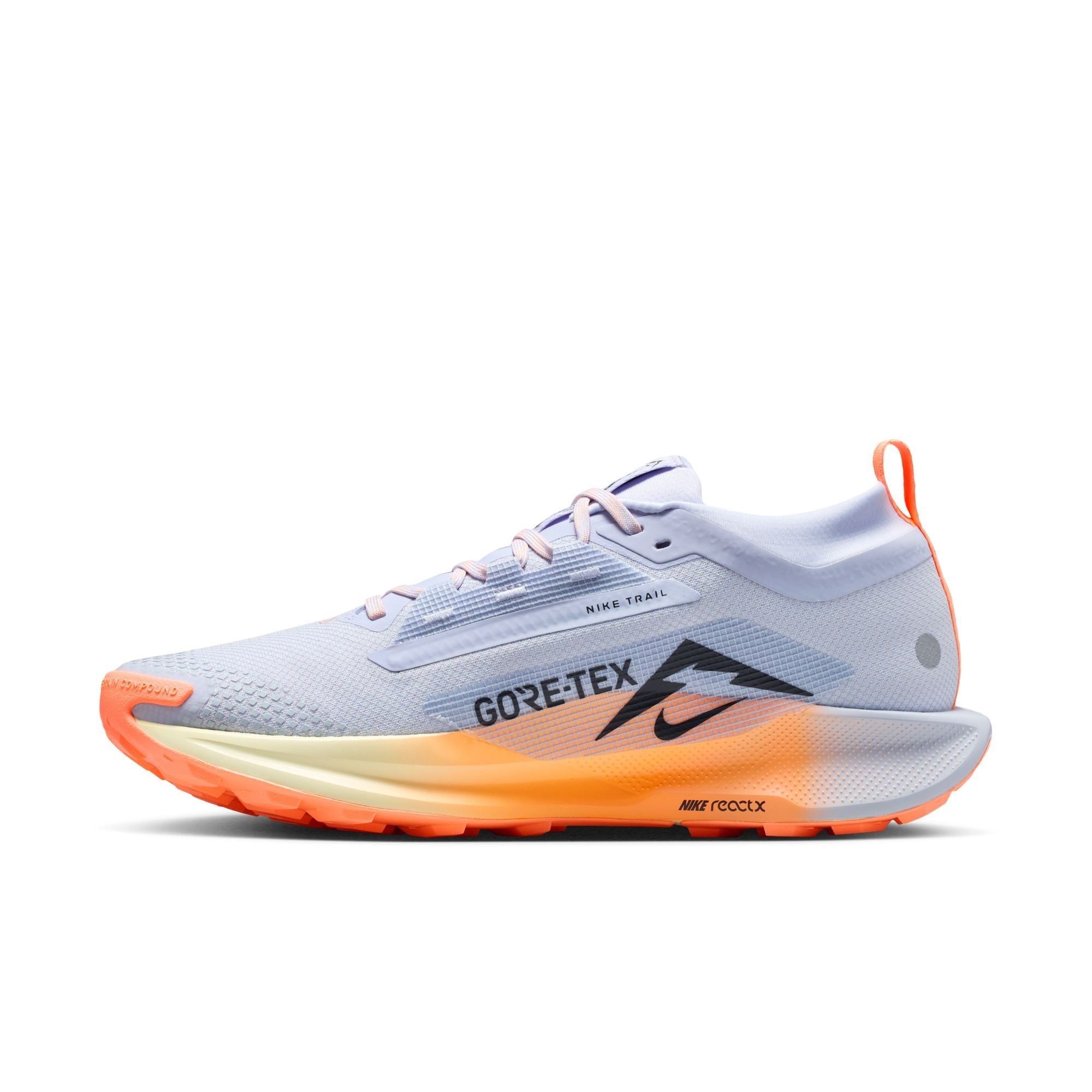 Nike Men’s React Pegasus Trail 5 GORE-TEX (011 - Ghost/Black-Malt-Orange Pulse)