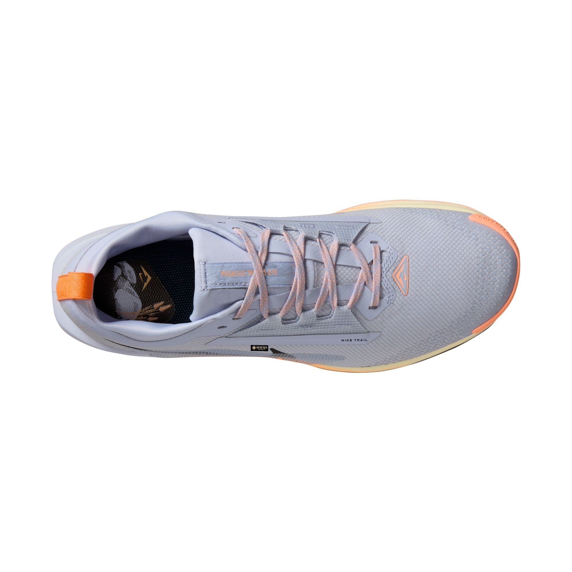 Nike Men’s React Pegasus Trail 5 GORE-TEX (011 - Ghost/Black-Malt-Orange Pulse)