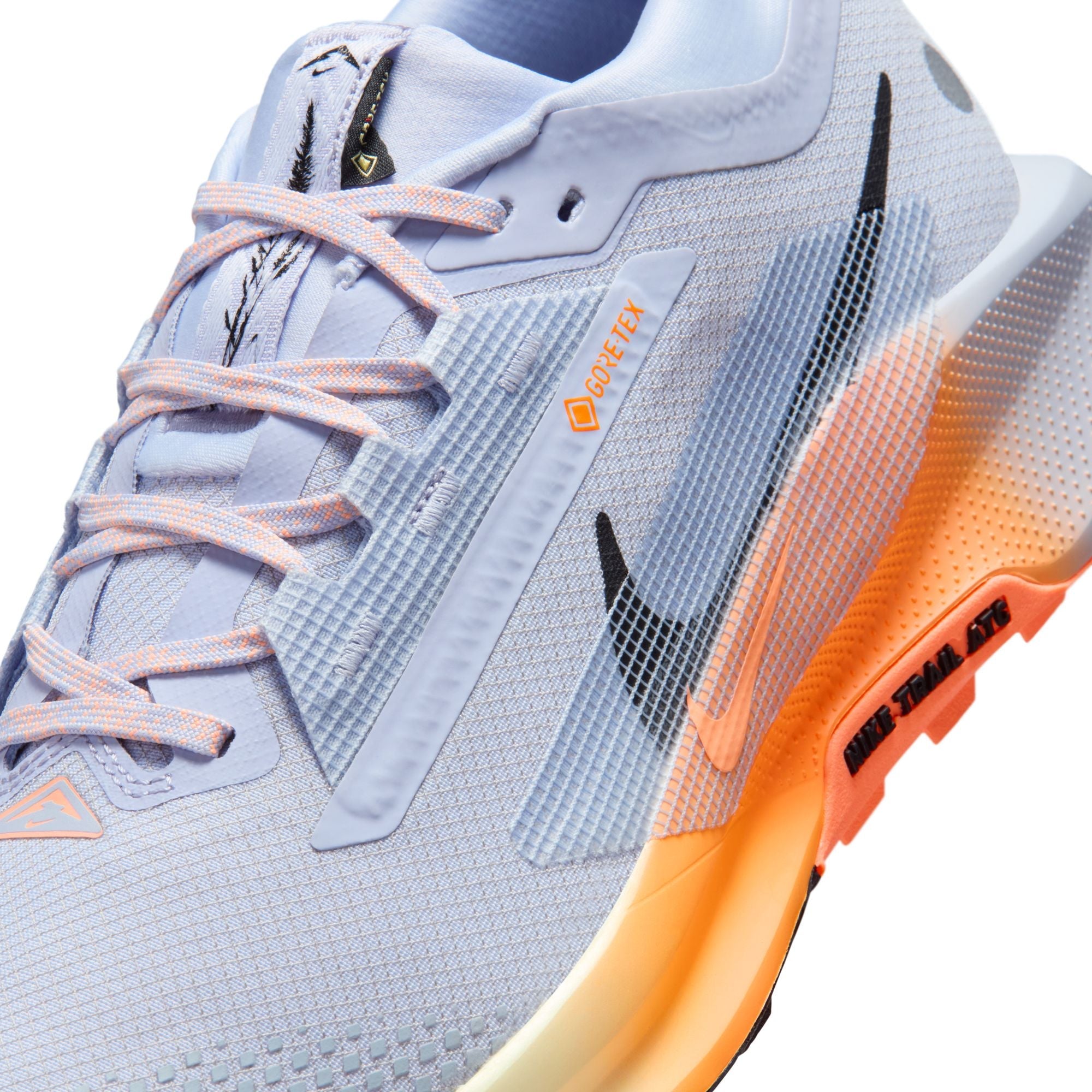 Nike Men’s React Pegasus Trail 5 GORE-TEX (011 - Ghost/Black-Malt-Orange Pulse)