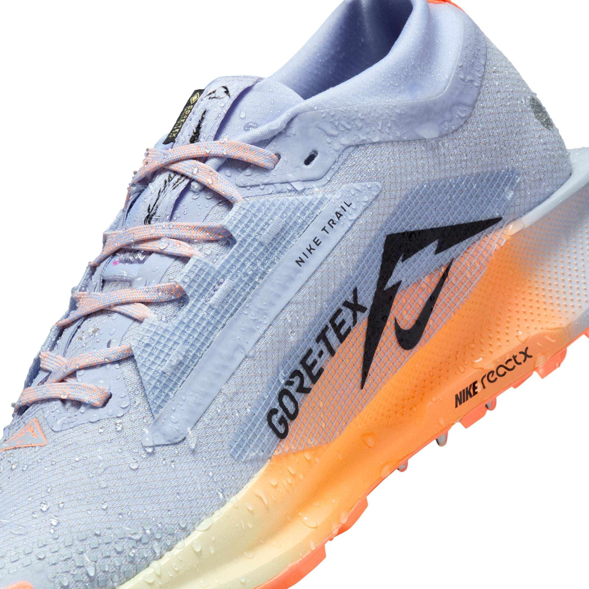 Nike Men’s React Pegasus Trail 5 GORE-TEX (011 - Ghost/Black-Malt-Orange Pulse)