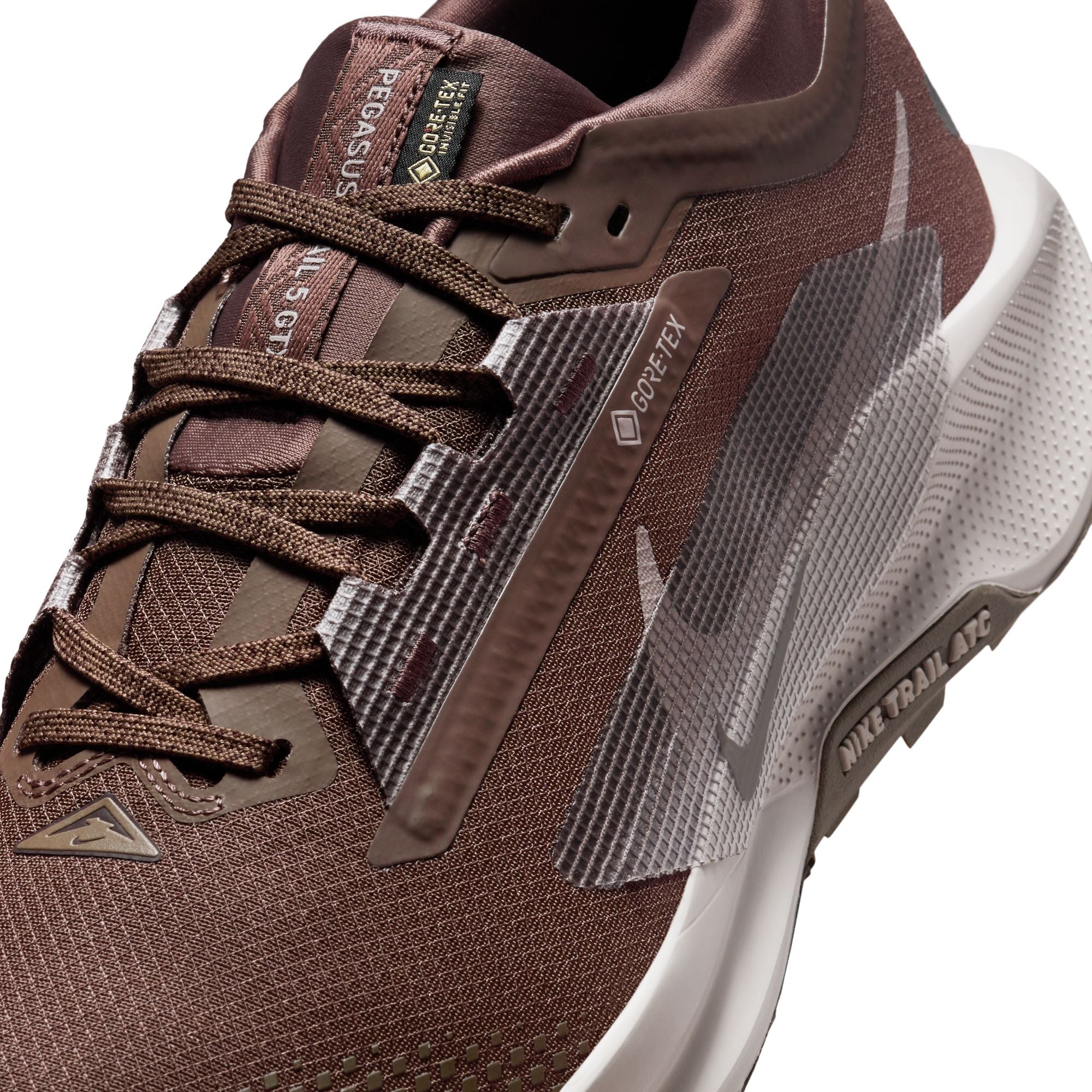 Nike Men’s React Pegasus Trail 5 GORE-TEX (012 - Ironstone/College Grey-Velvet Brown)