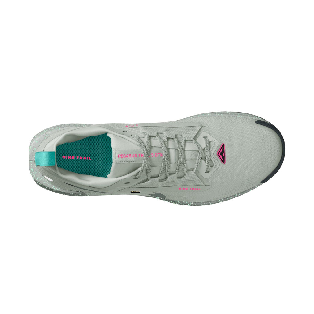 Nike Men’s React Pegasus Trail 5 GORE-TEX (013 - Light Silver/Seaweed/Clay Green)