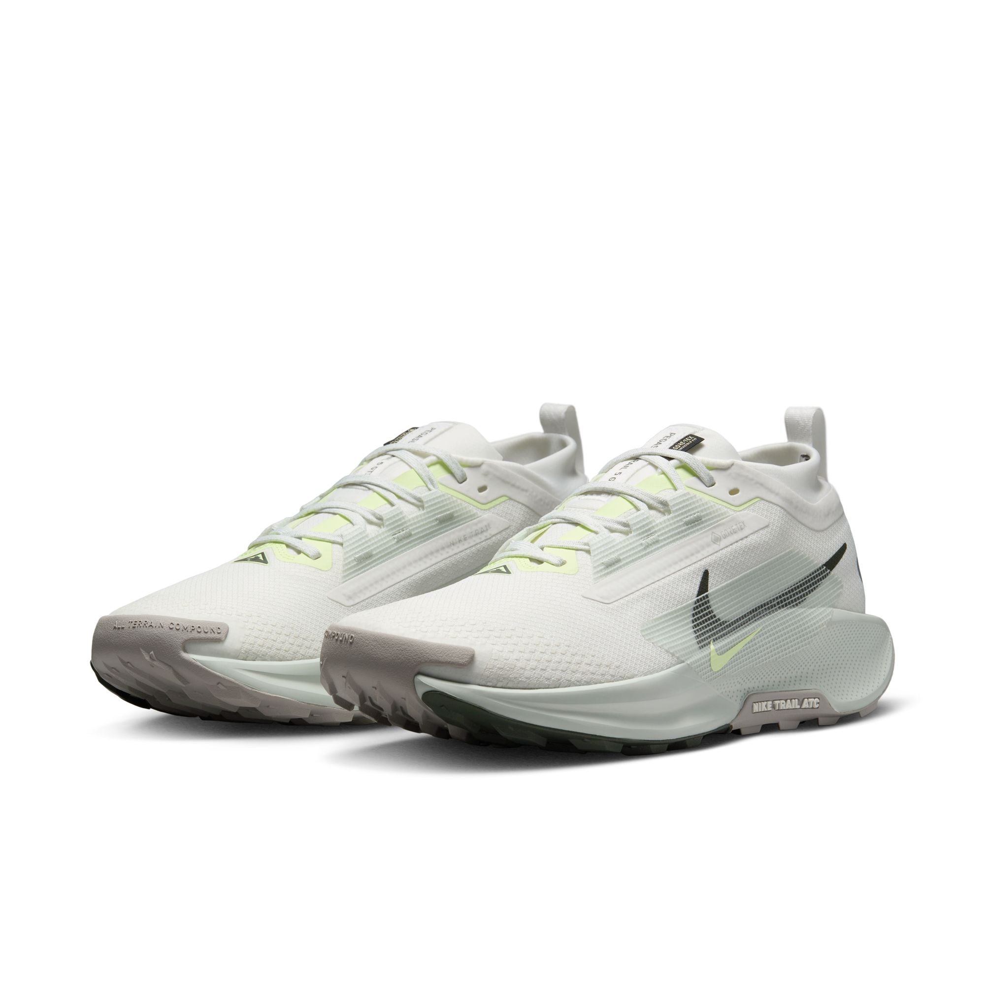 Nike Men’s React Pegasus Trail 5 GORE-TEX (102 - Summit White/Sequoia-Light Silver)
