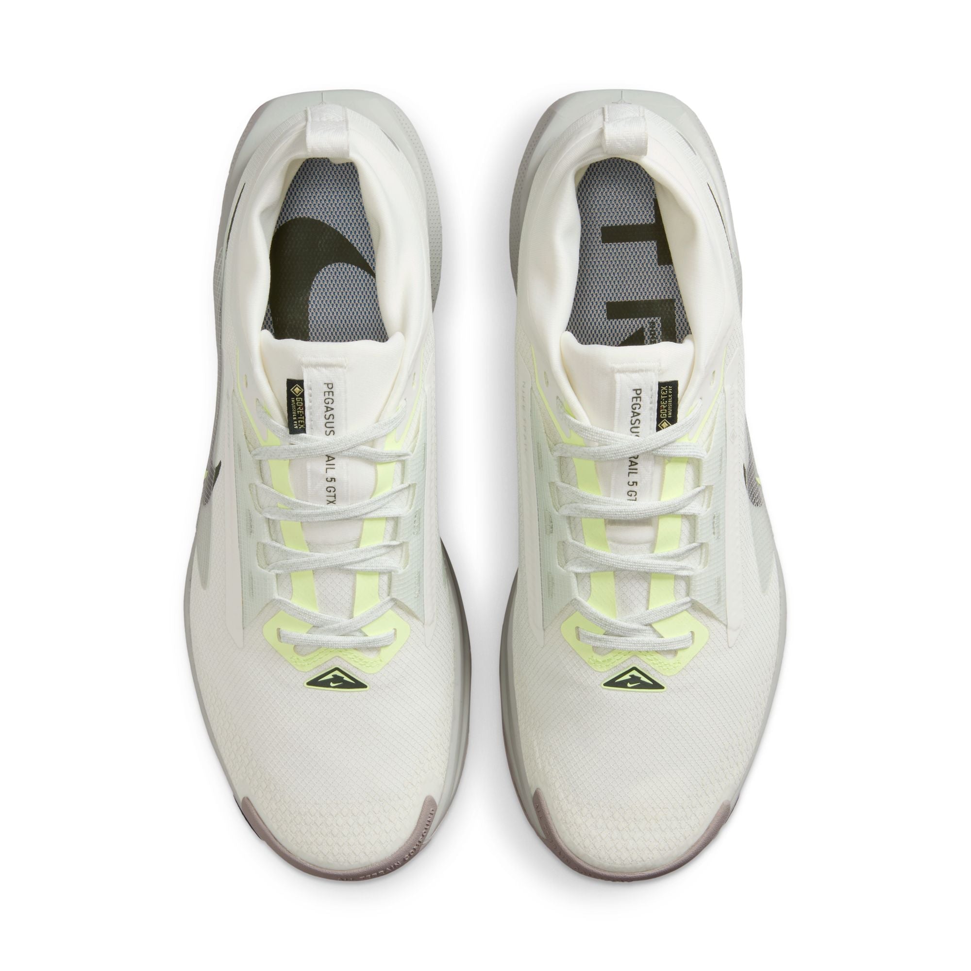 Nike Men’s React Pegasus Trail 5 GORE-TEX (102 - Summit White/Sequoia-Light Silver)