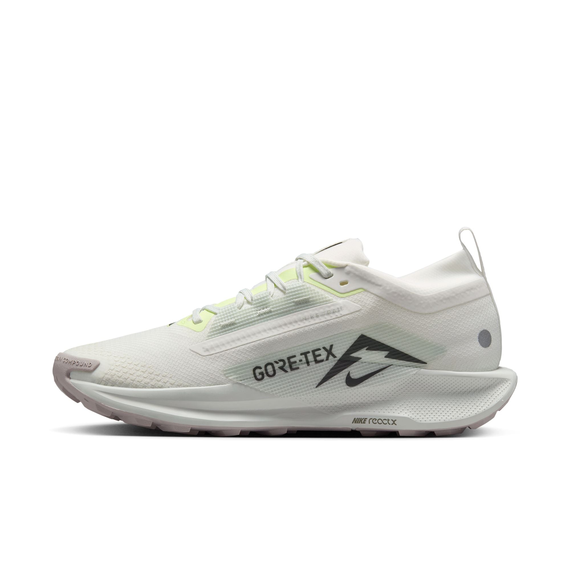 Nike Men’s React Pegasus Trail 5 GORE-TEX (102 - Summit White/Sequoia-Light Silver)