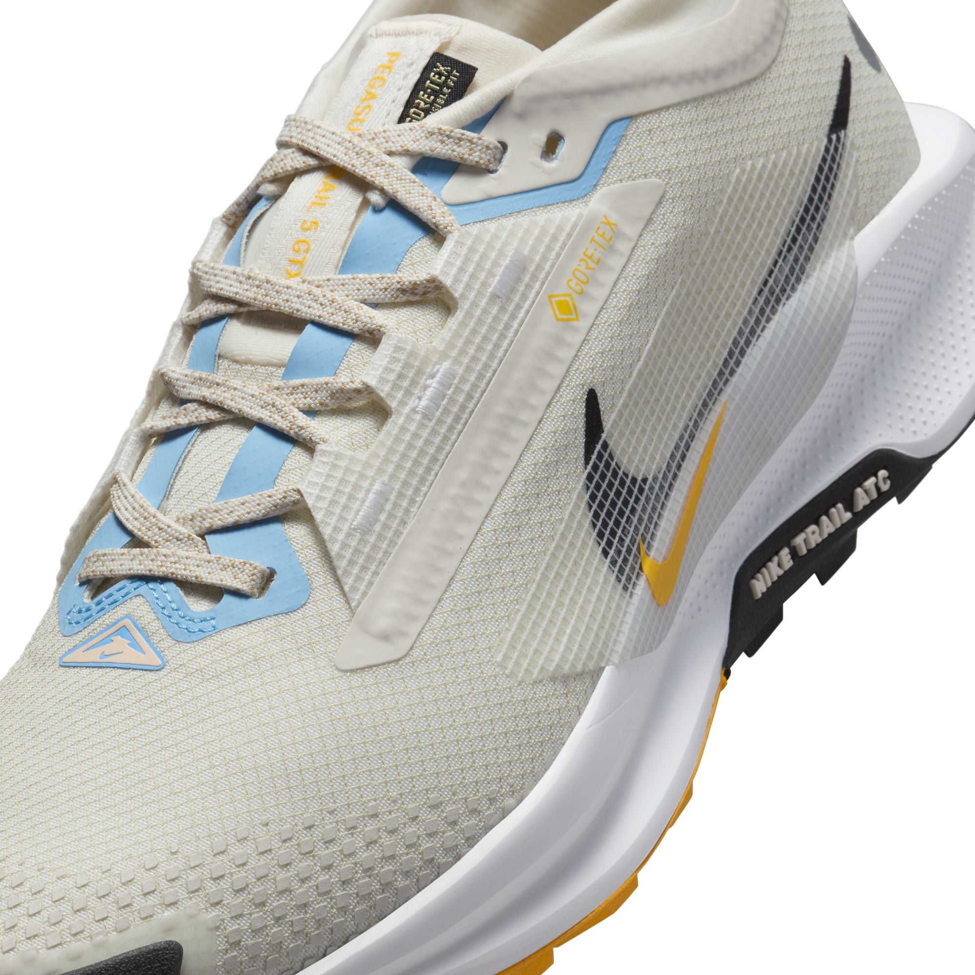 Nike Women’s React Pegasus Trail 5 GORE-TEX (003 - Phantom/Black-White-University Gold)