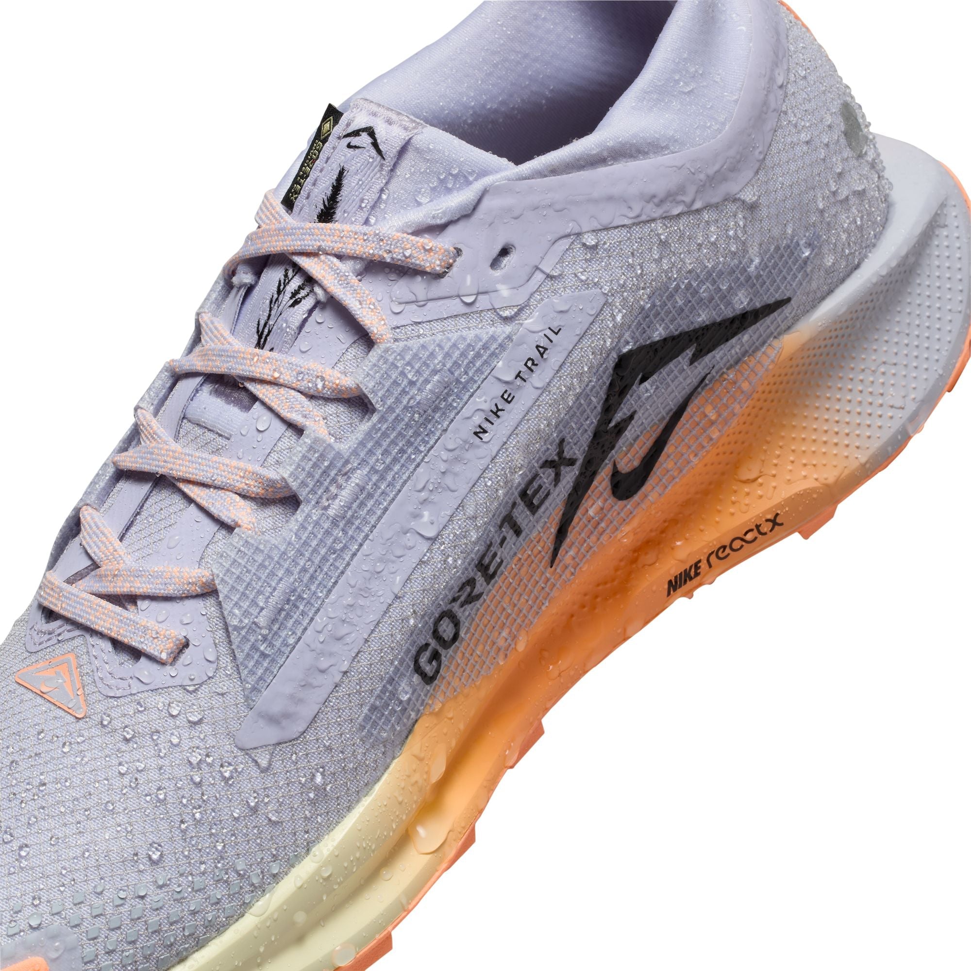 Nike Women’s React Pegasus Trail 5 GORE-TEX (011 - Ghost/Black-Malt-Orange Pulse)