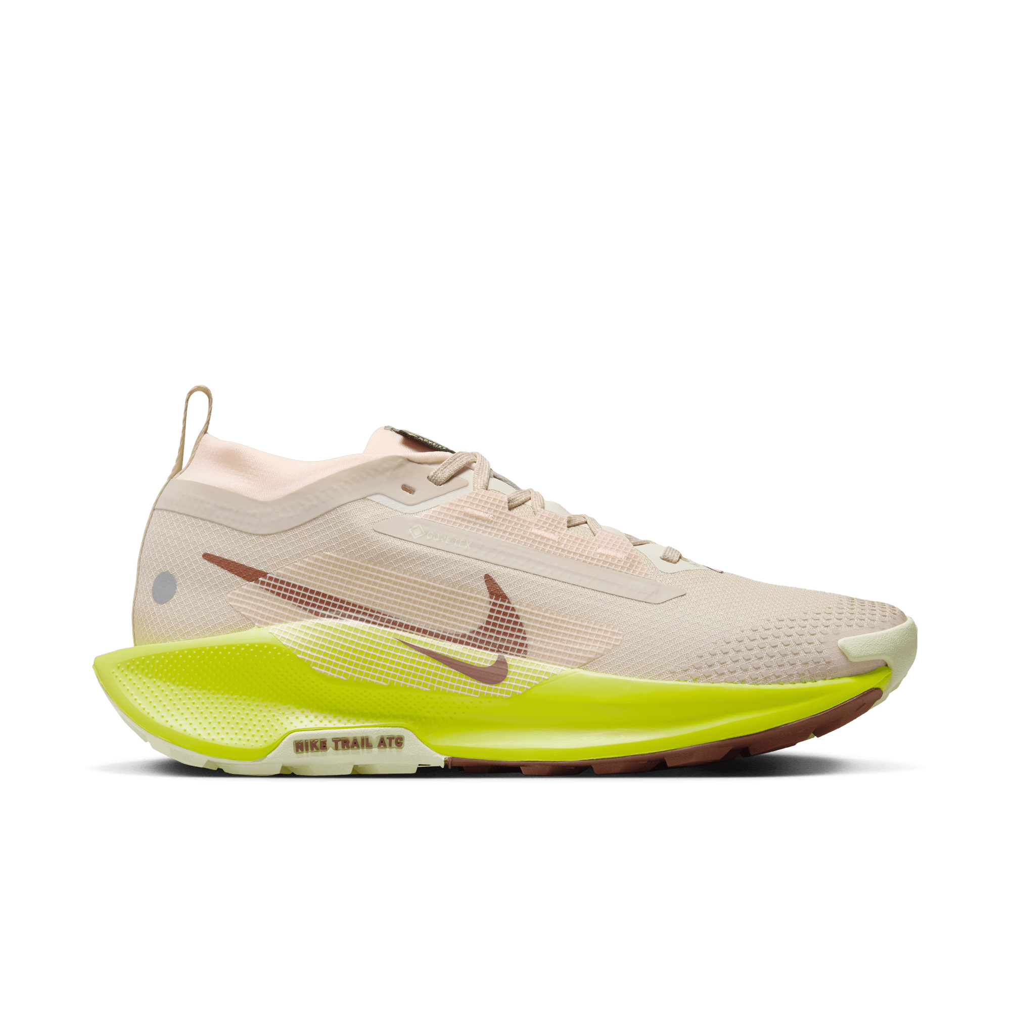 Nike Women’s React Pegasus Trail 5 GORE-TEX (101 - Sanddrift/Dark Pony-Cyber-Life Lime)
