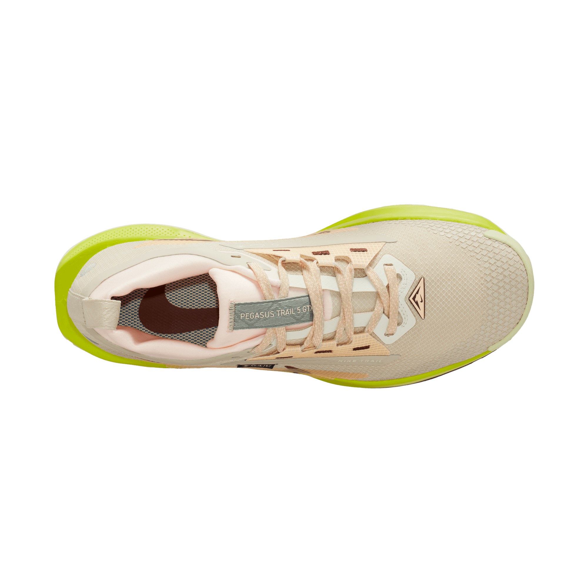 Nike Women’s React Pegasus Trail 5 GORE-TEX (101 - Sanddrift/Dark Pony-Cyber-Life Lime)