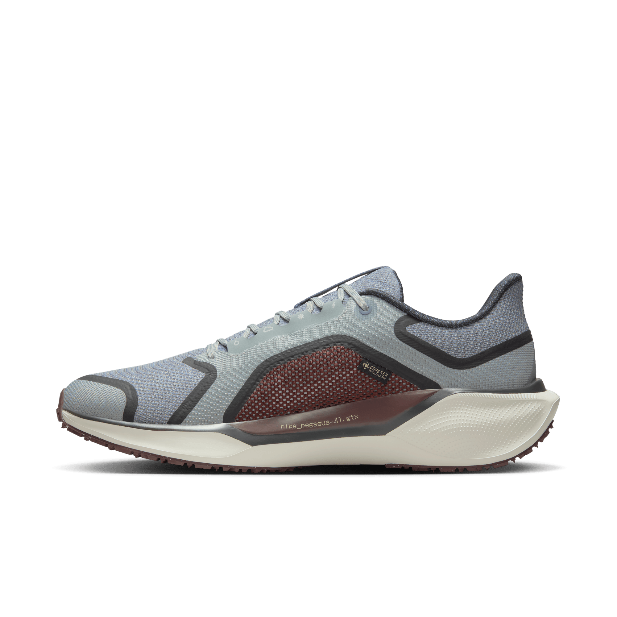 Nike Men's Pegasus 41 GORE-TEX (003 - Light Pumice/Ashen Slate-Burgundy Crush)