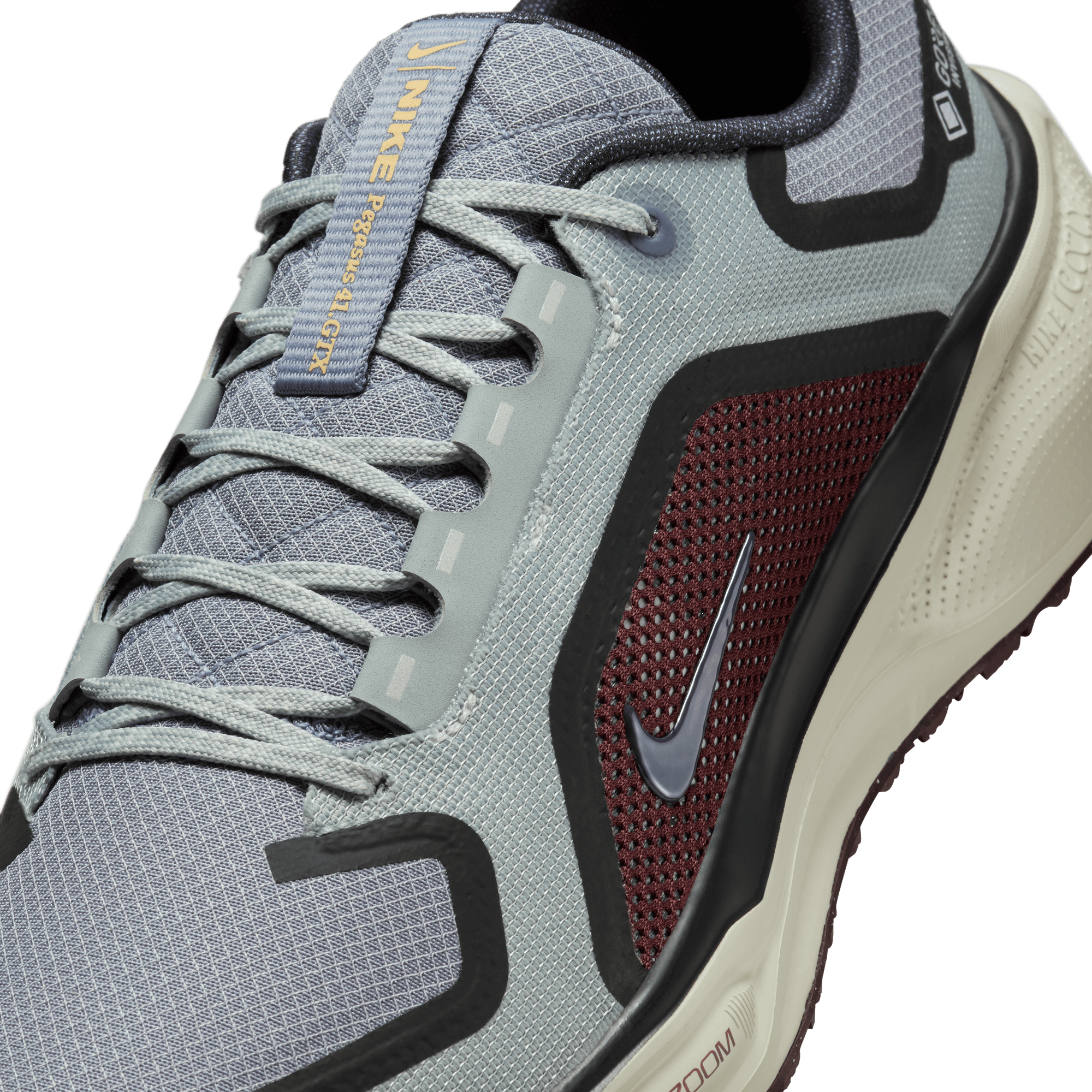 Nike Men's Pegasus 41 GORE-TEX (003 - Light Pumice/Ashen Slate-Burgundy Crush)
