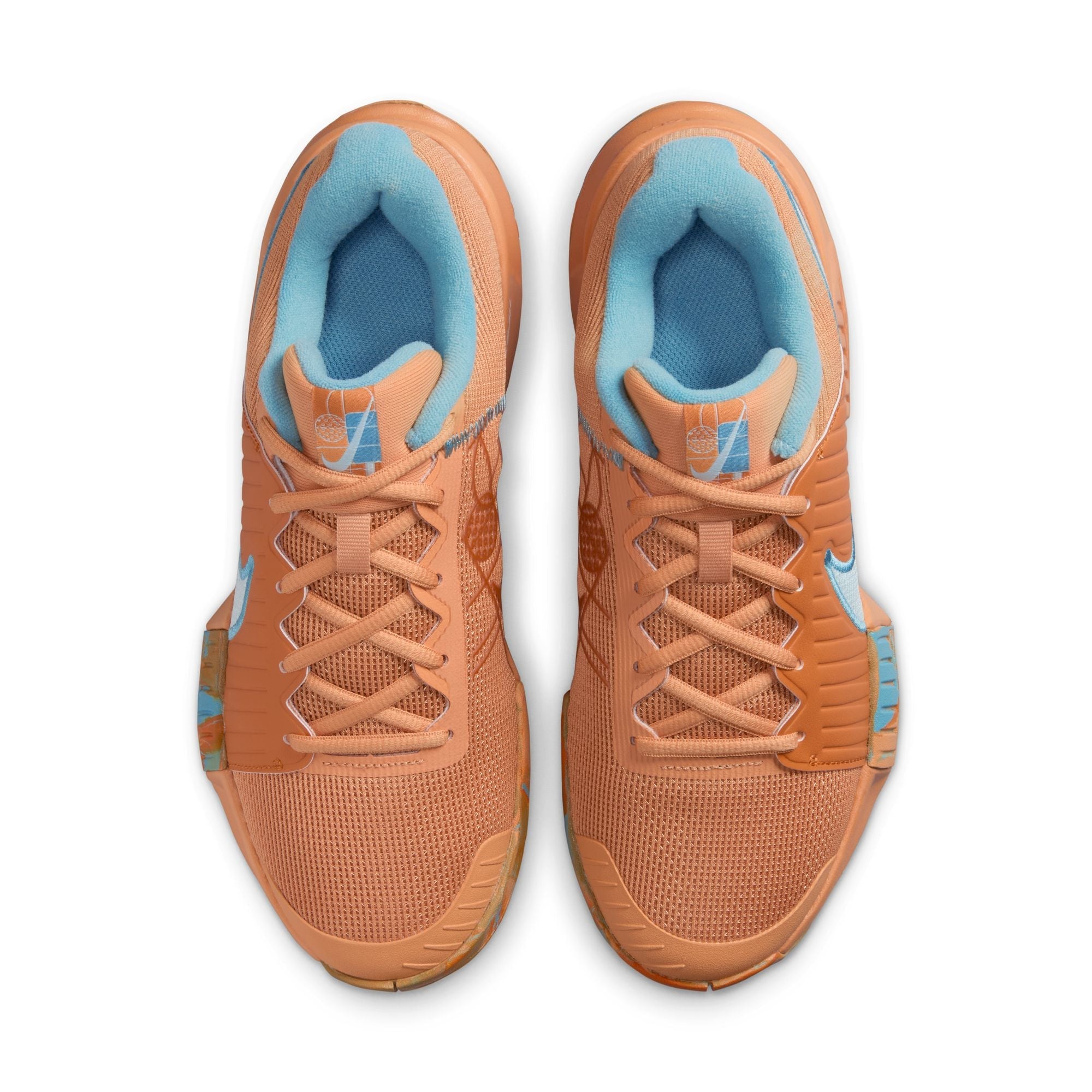 Nike Women's Zoom Challenge Pickleball (802 - Copper Moon/Glacier Blue-Monarch)