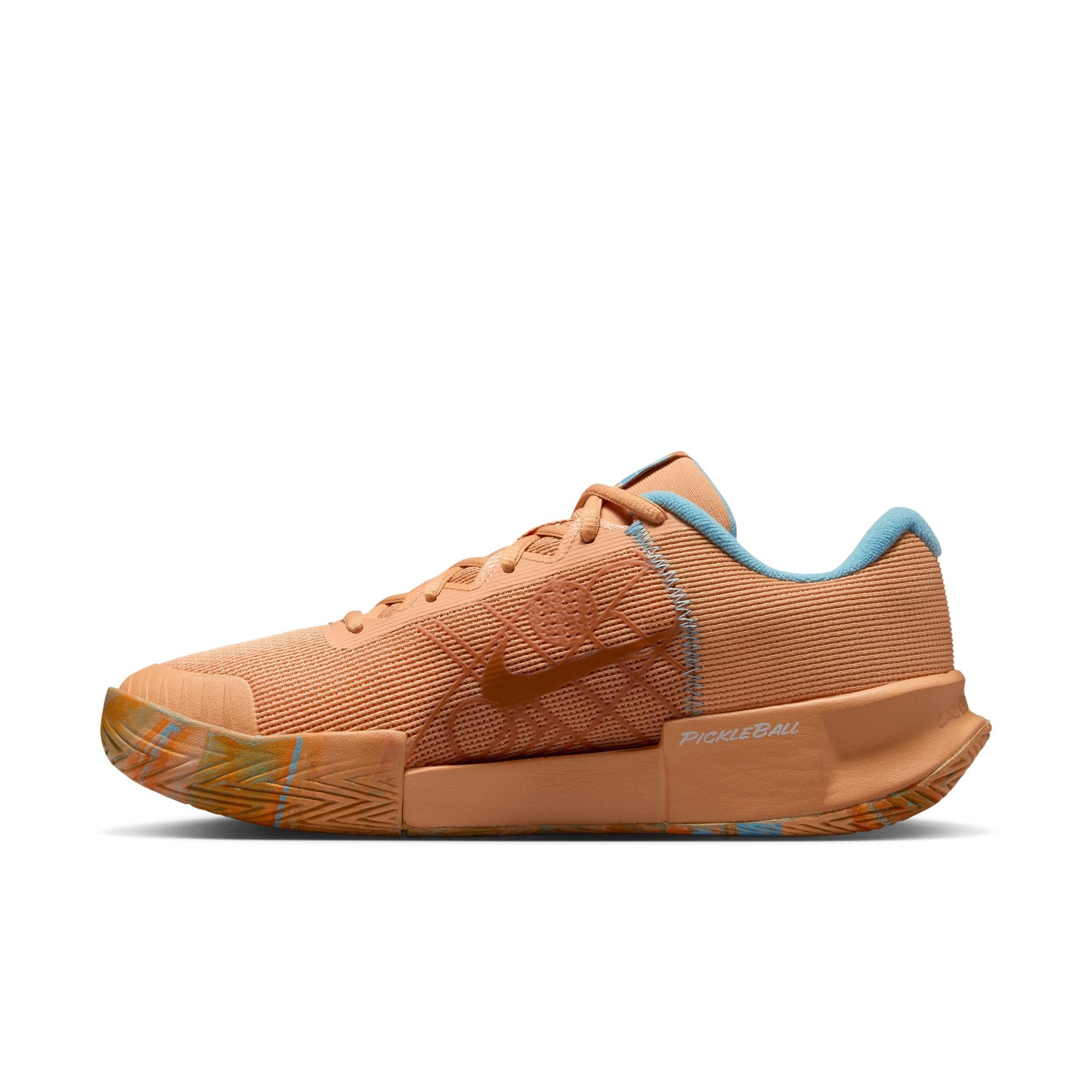 Nike Women's Zoom Challenge Pickleball (802 - Copper Moon/Glacier Blue-Monarch)