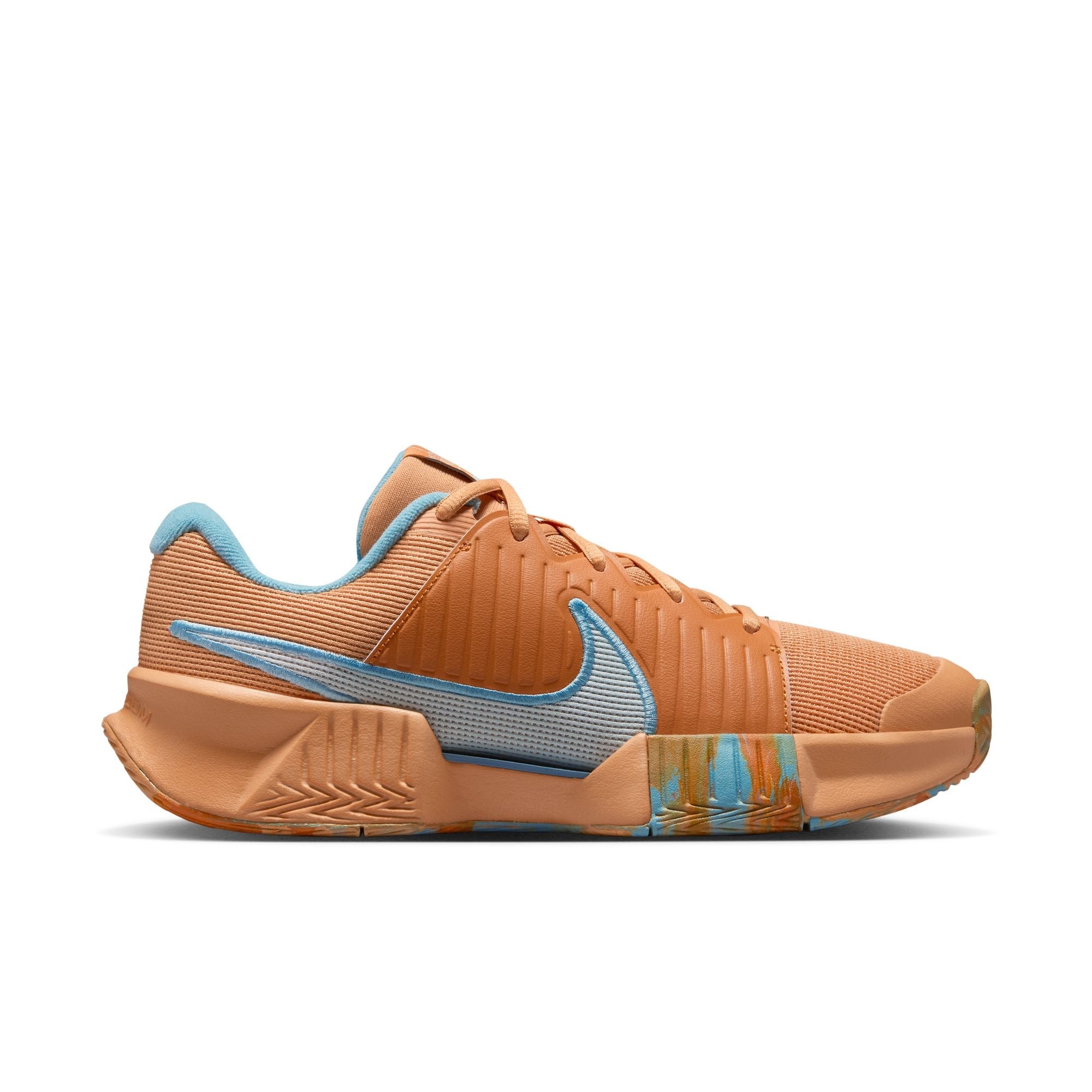 Nike Women's Zoom Challenge Pickleball (802 - Copper Moon/Glacier Blue-Monarch)