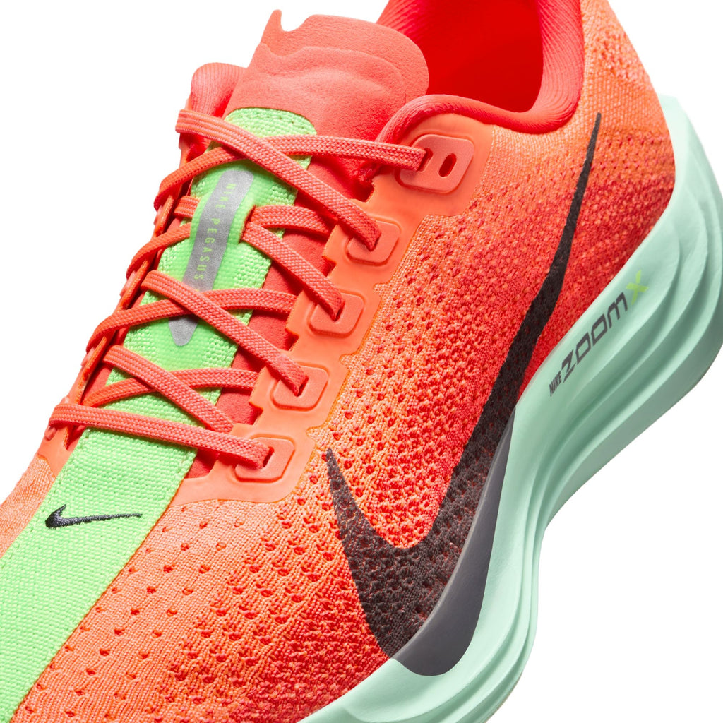 Nike Women’s Pegasus Plus (600 - Bright Crimson/Cave Purple-Lime Blast)