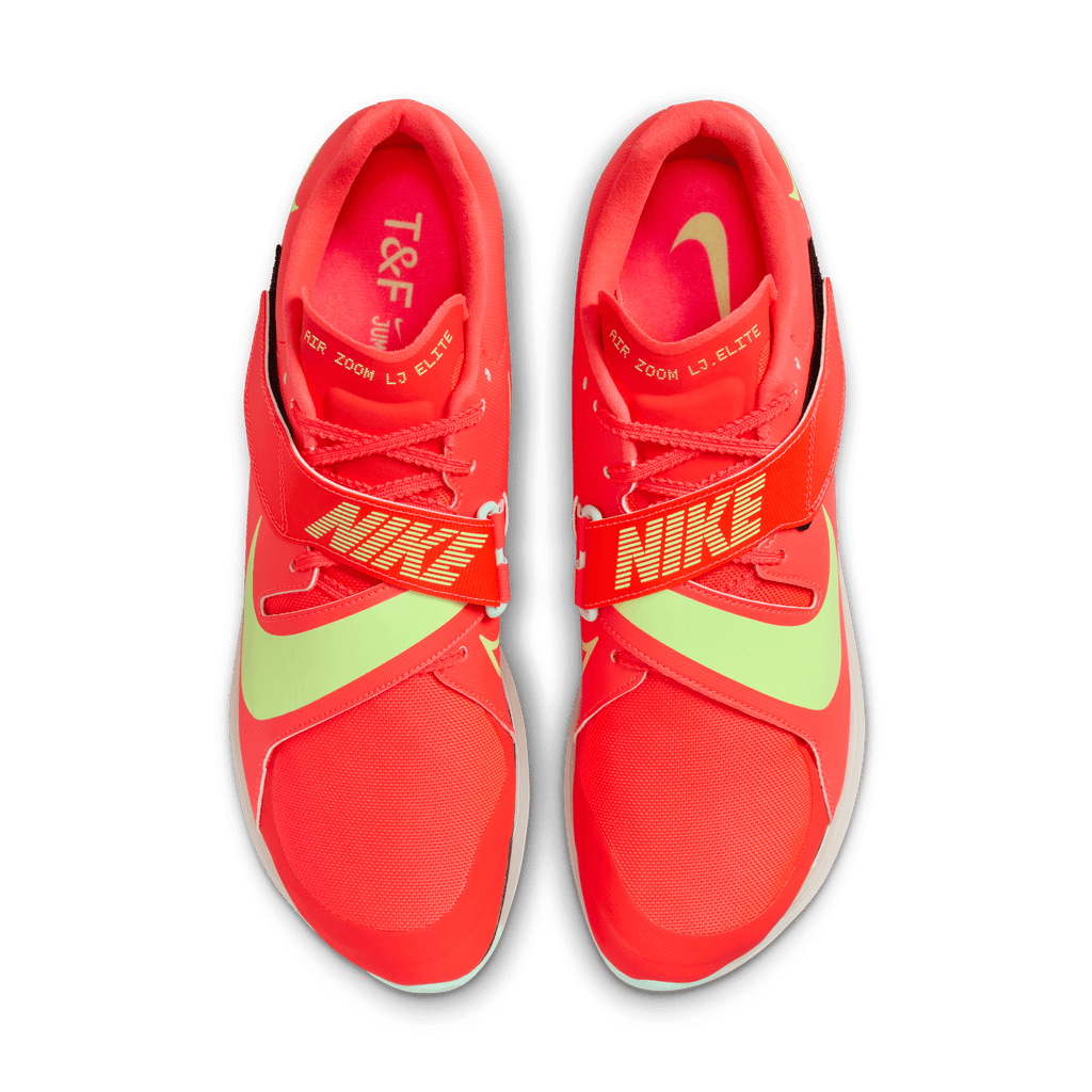 Nike Unisex Air Zoom Long Jump Elite (600 - Bright Crimson/Washed Coral-Lime Blast)