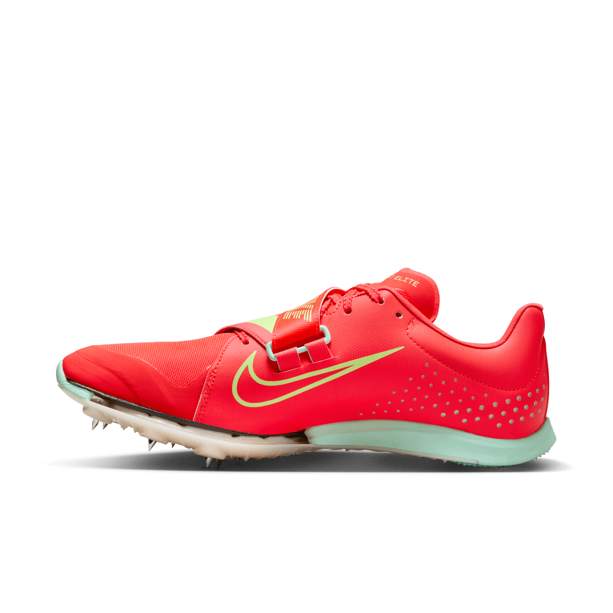 Nike Unisex Air Zoom Long Jump Elite (600 - Bright Crimson/Washed Coral-Lime Blast)