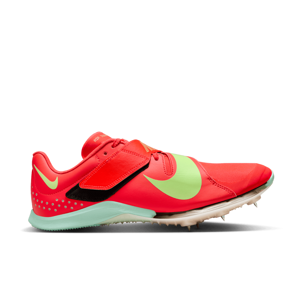 Nike Unisex Air Zoom Long Jump Elite (600 - Bright Crimson/Washed Coral-Lime Blast)