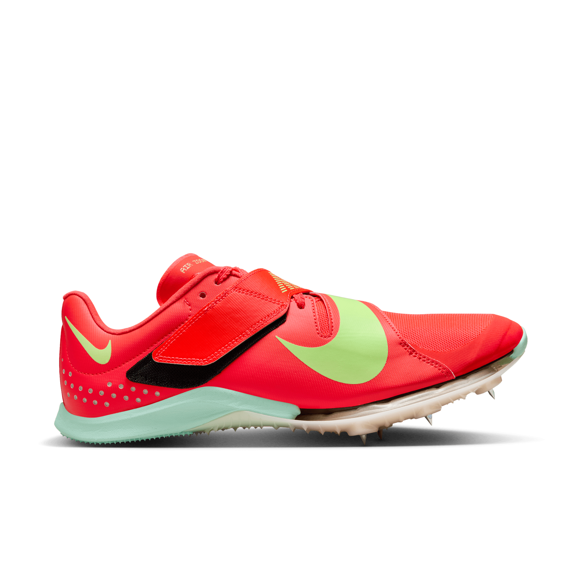 Nike Unisex Air Zoom Long Jump Elite (600 - Bright Crimson/Washed Coral-Lime Blast)