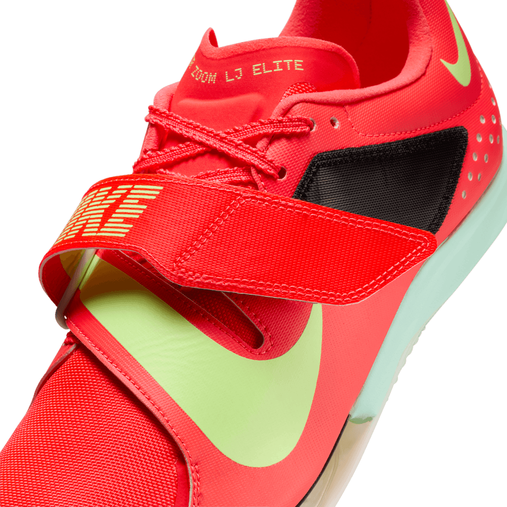 Nike Unisex Air Zoom Long Jump Elite (600 - Bright Crimson/Washed Coral-Lime Blast)