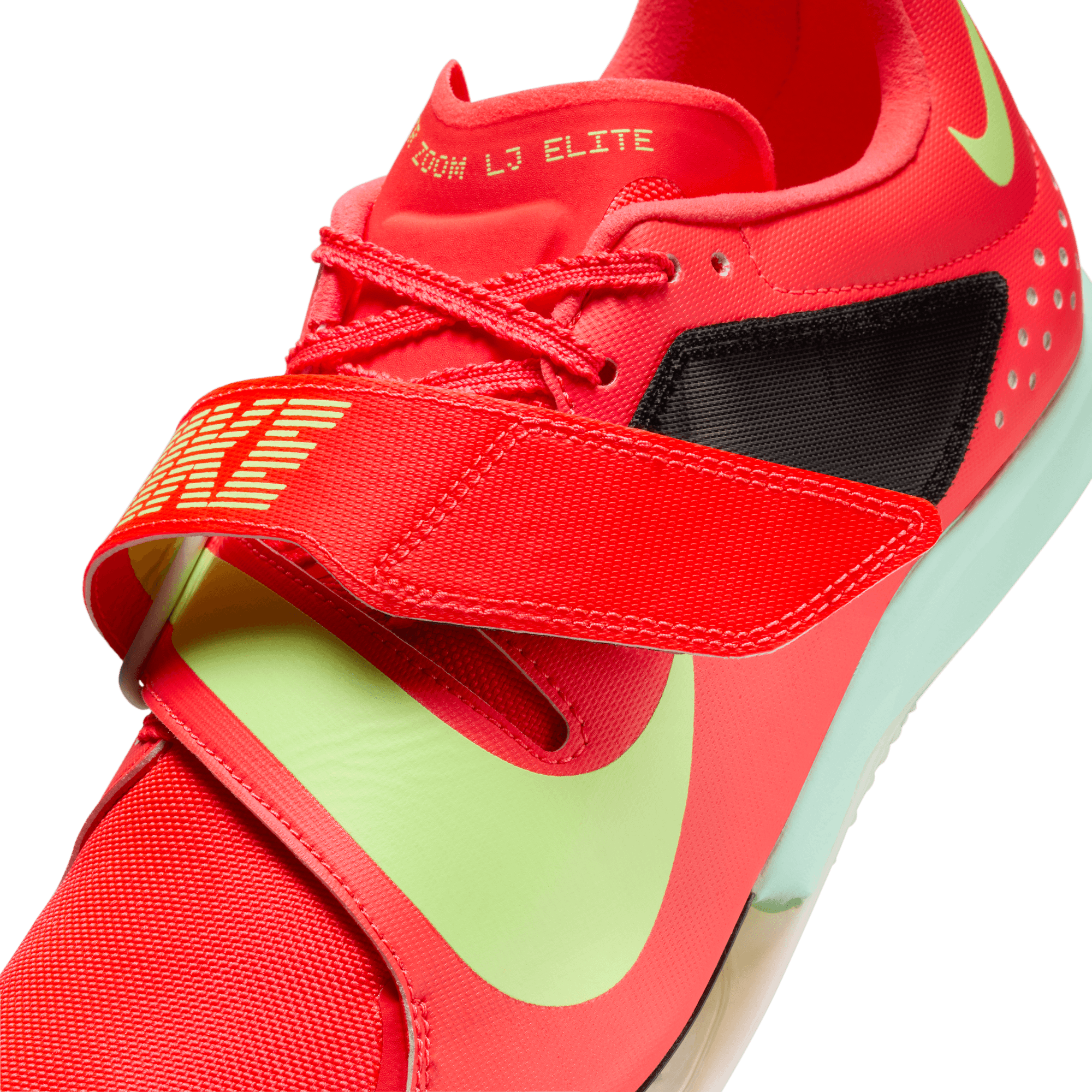 Nike Unisex Air Zoom Long Jump Elite (600 - Bright Crimson/Washed Coral-Lime Blast)