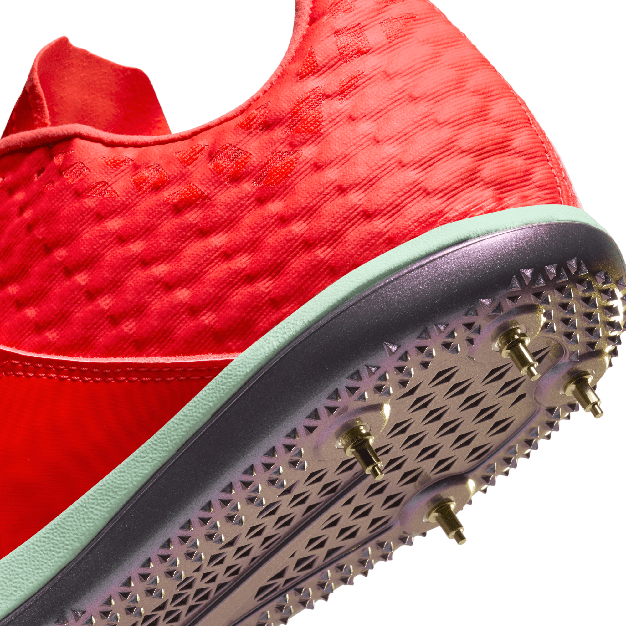 Nike Unisex High Jump Elite (600 - Bright Crimson/Washed Coral-Hyper Orange)