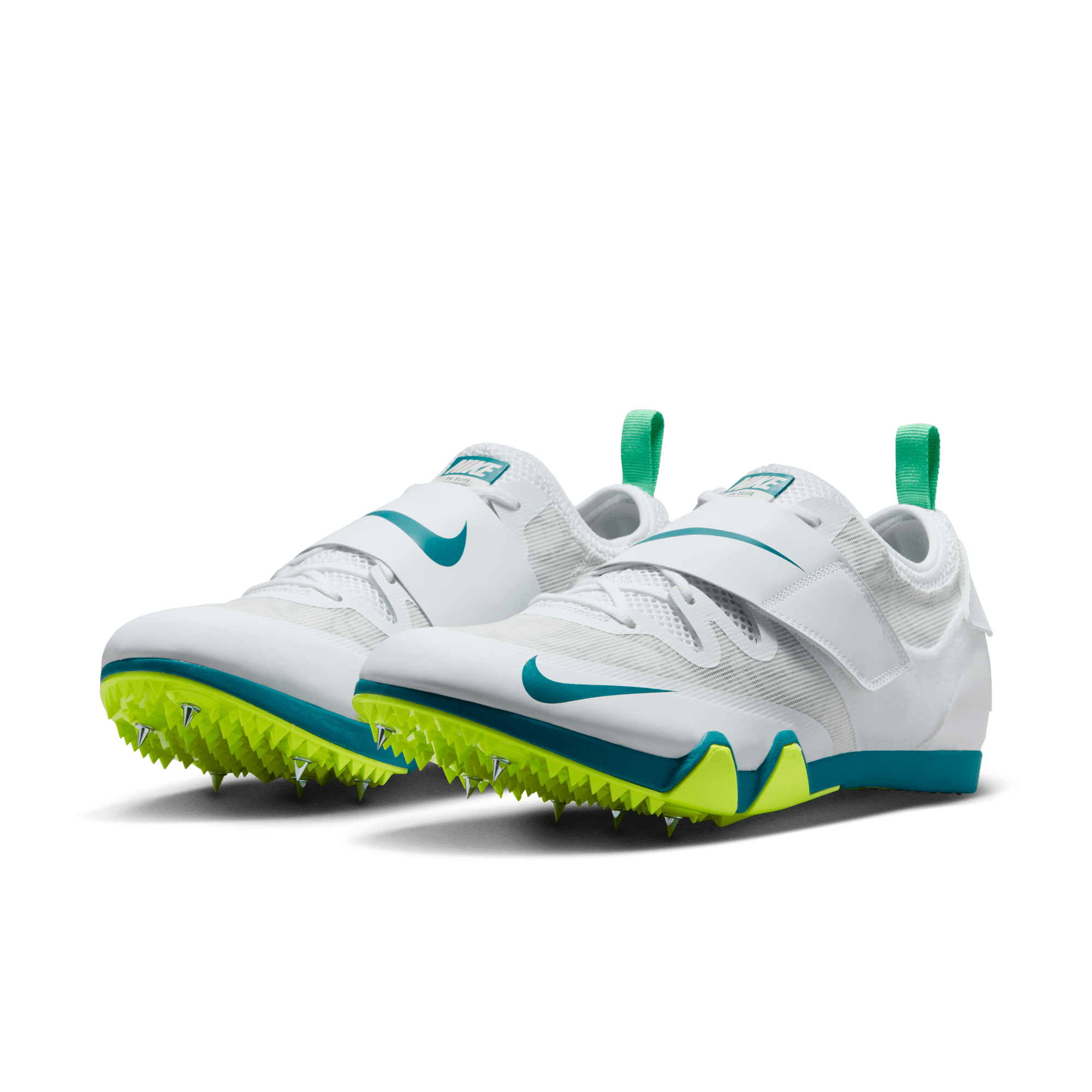 Nike Unisex Pole Vault Elite (100 - White/Bright Spruce-Barely Green)