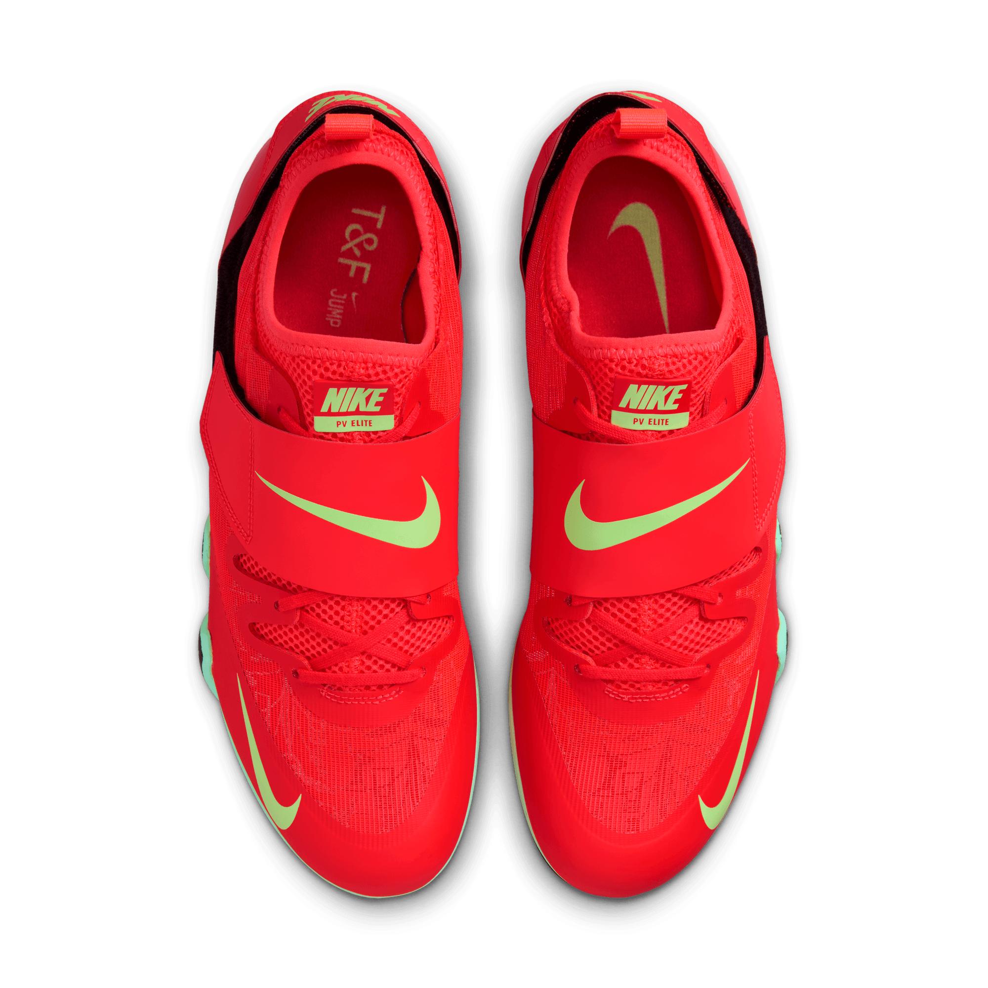 Nike Unisex Pole Vault Elite (600 - Bright Crimson/Washed Coral-Lime Blast)
