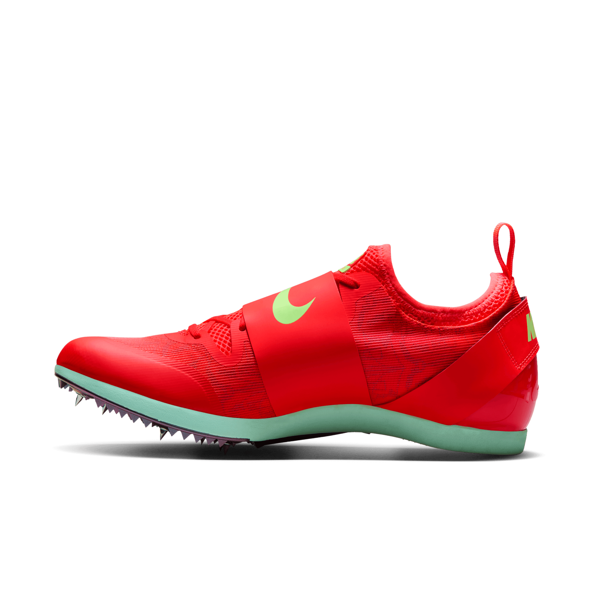 Nike Unisex Pole Vault Elite (600 - Bright Crimson/Washed Coral-Lime Blast)