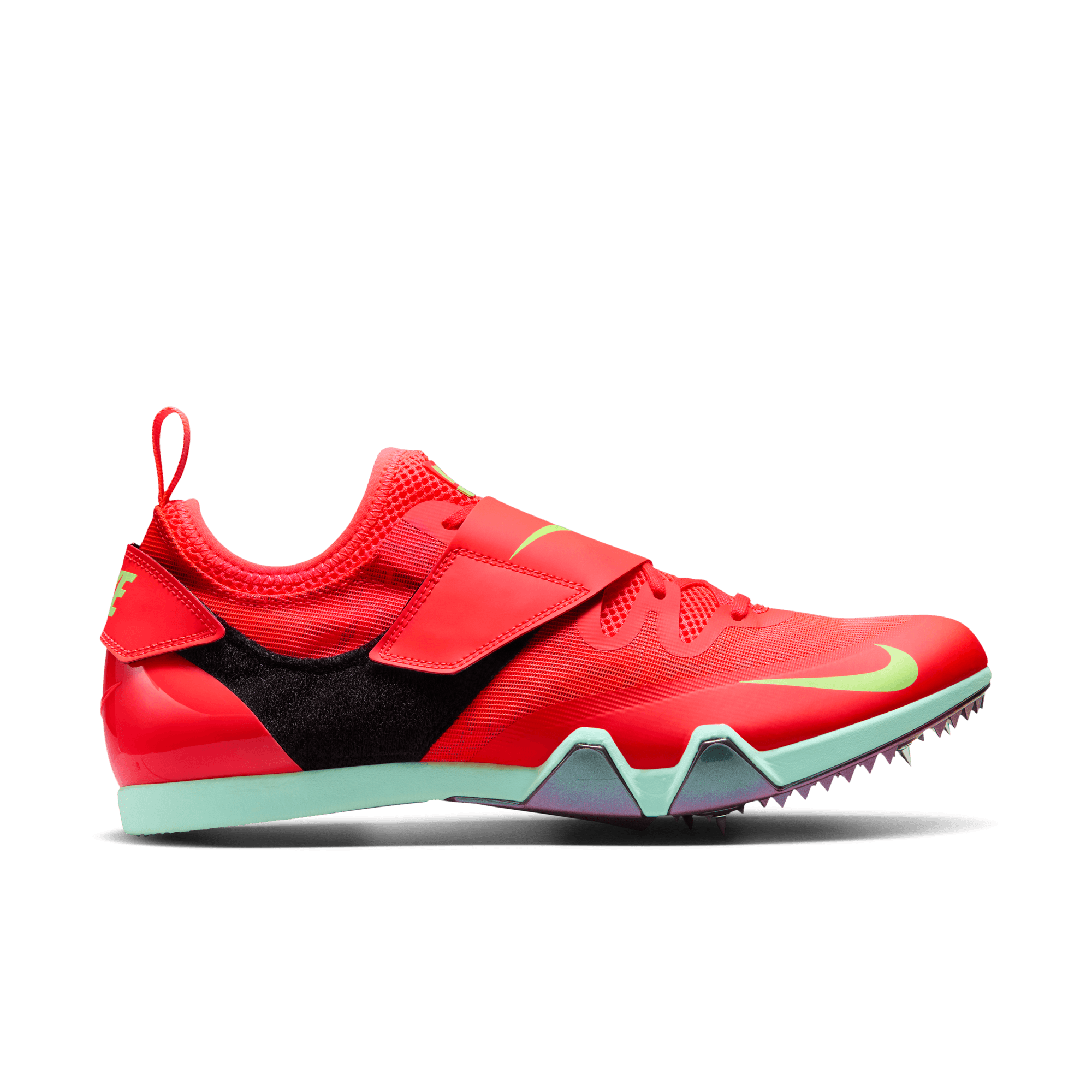 Nike Unisex Pole Vault Elite (600 - Bright Crimson/Washed Coral-Lime Blast)