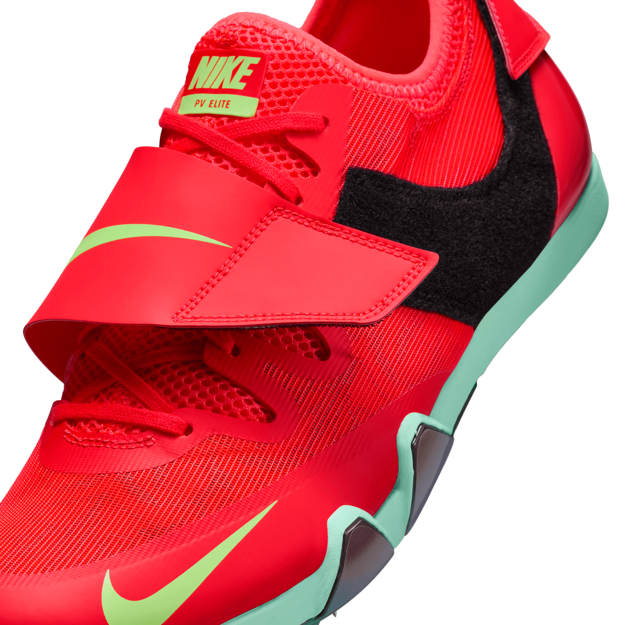Nike Unisex Pole Vault Elite (600 - Bright Crimson/Washed Coral-Lime Blast)