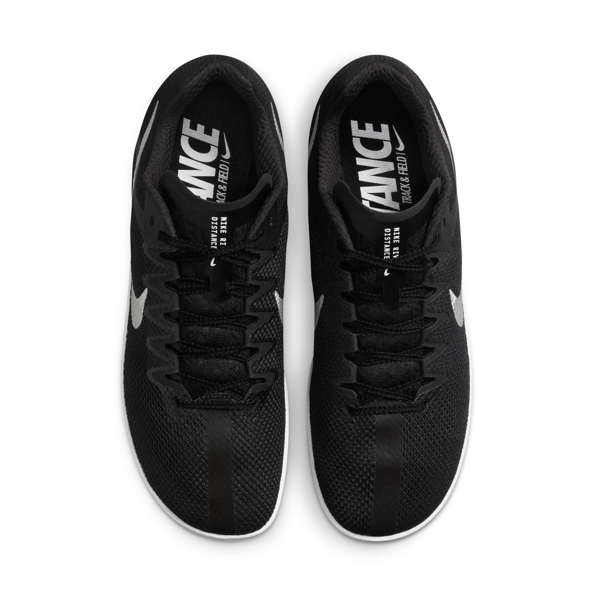 Nike Unisex Zoom Rival Distance (001 - Black/Metallic Silver-Black)