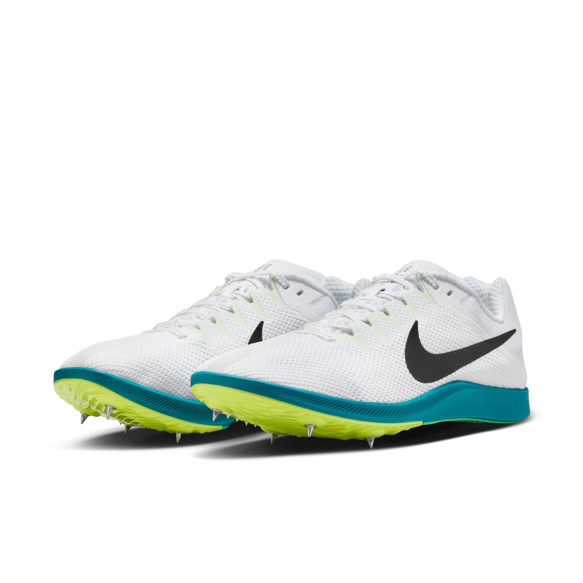 Nike Unisex Zoom Rival Distance (102 - White/Black-Bright Spruce-Vapor Green)