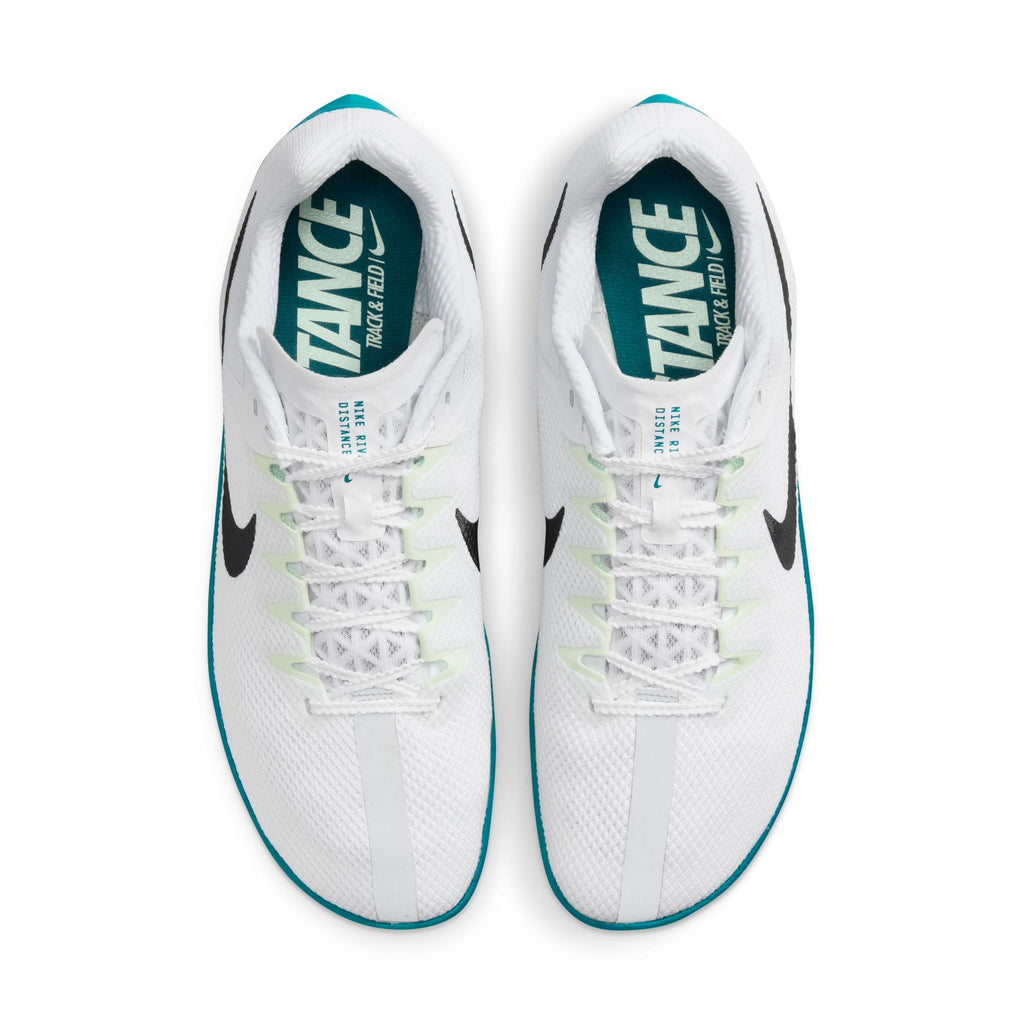 Nike Unisex Zoom Rival Distance (102 - White/Black-Bright Spruce-Vapor Green)